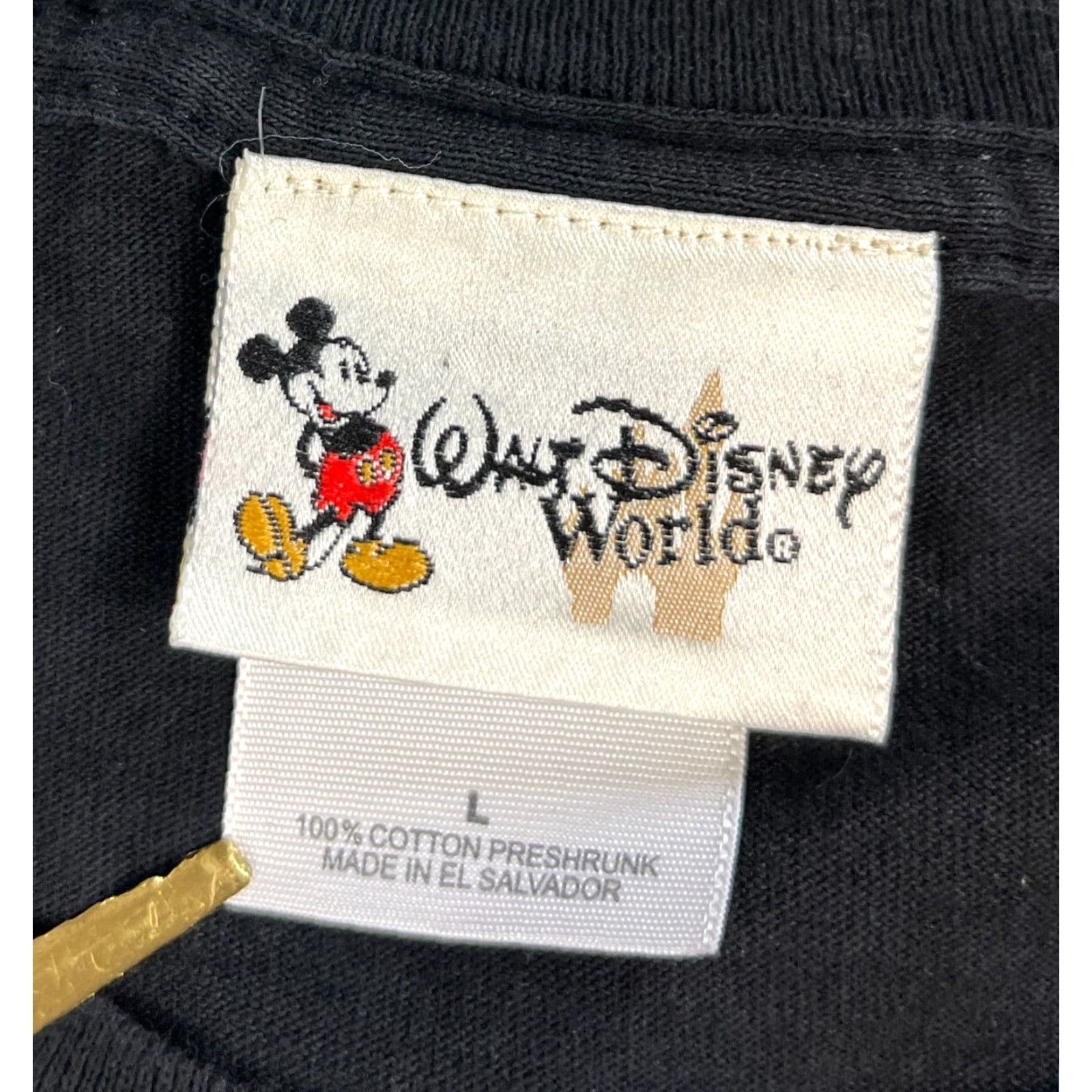 Disney VINTAGE Walt Disney Men’s Star Wars T-Shirt L Black Crew Neck Short Sleeve Disney World - 100% Cotton - Pre-owned in excellent condition Mens Size US L / EU 52-54 / 3 - 6 Thumbnail