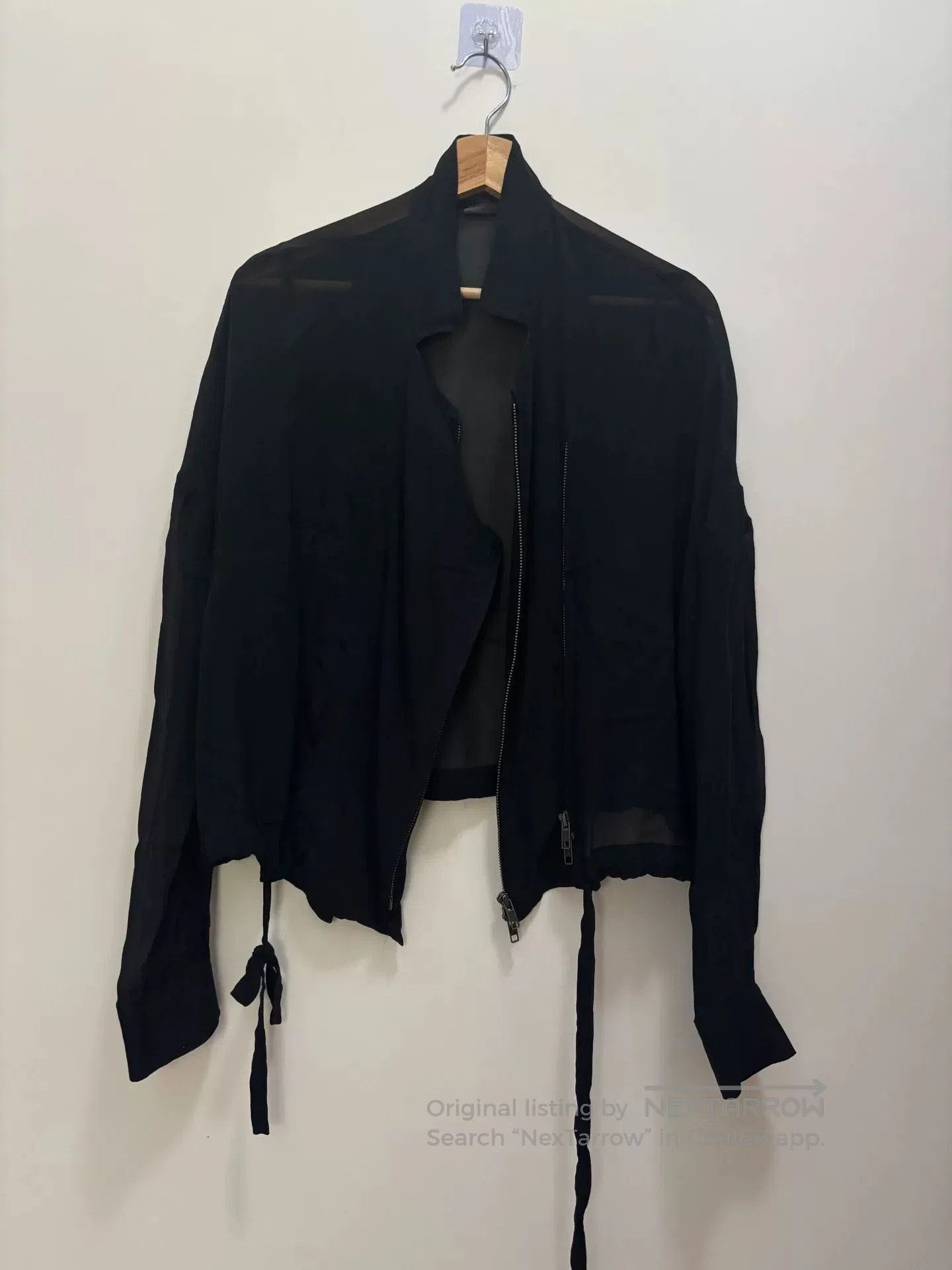 Ann Demeulemeester Ann Demeulemeester Sheer Chiffon Jacket. Size XXS / US 00 / IT 34 - 3 Thumbnail