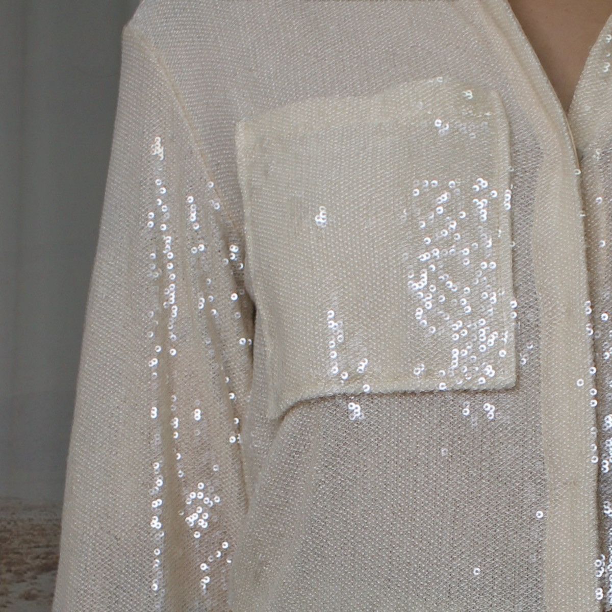 Patrizia Pepe 🧁CREAM PATRIZIA PEPE BLOUSE🧁 Size S / US 4 / IT 40 - 4 Thumbnail