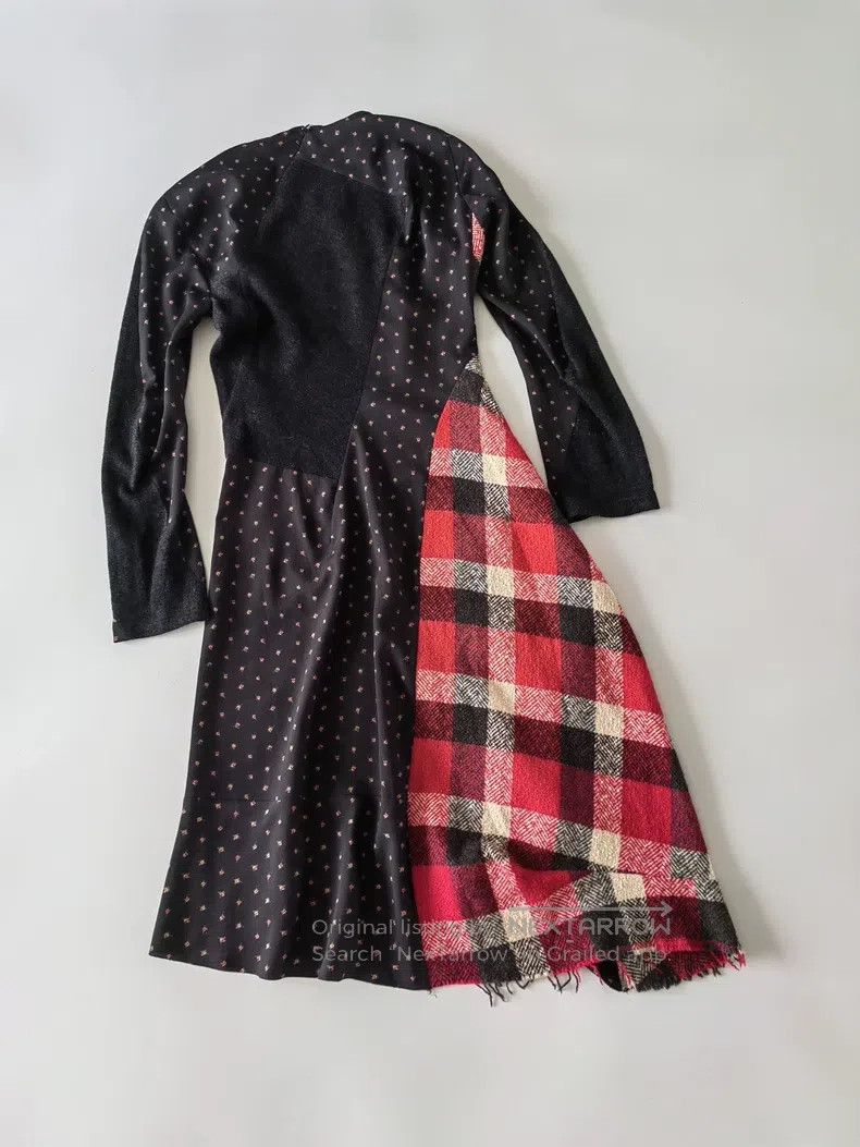 Comme des Garcons Comme Des Garcons Mixed material patchwork dress Size XS / US 0-2 / IT 36-38 - 4 Thumbnail