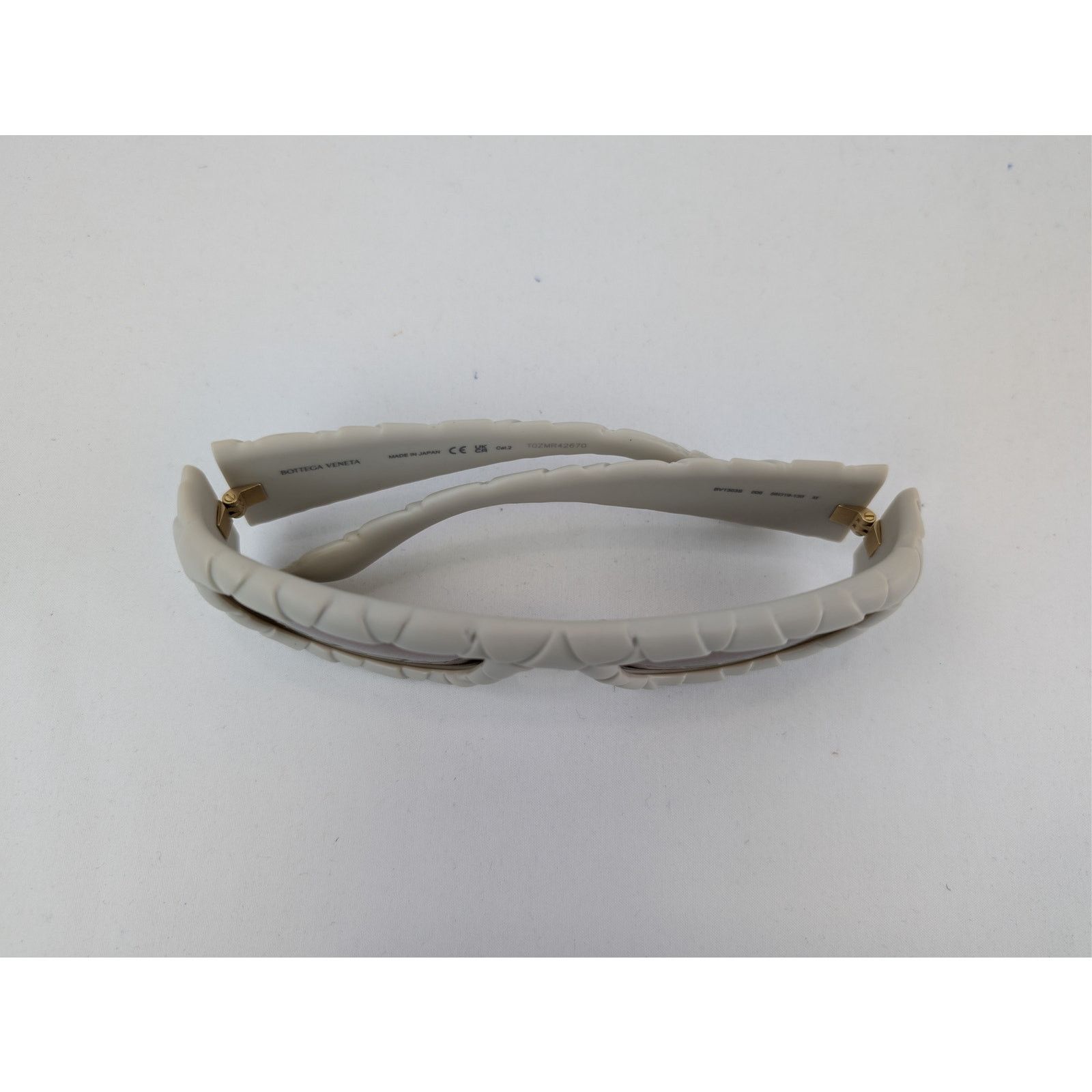 Bottega Veneta o1rshd1 Size: OS / Intrecciato Rectangular Sunglasses Size ONE SIZE - 3 Thumbnail