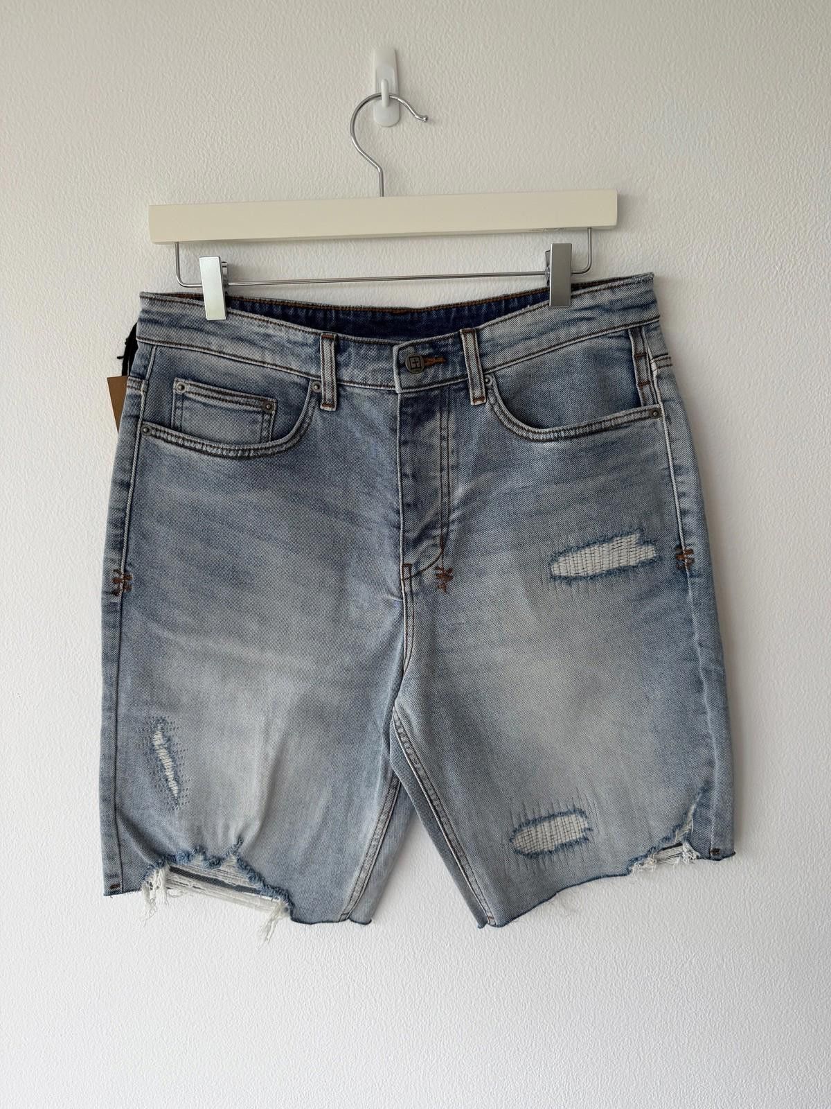 Ksubi new Ksubi mens denim shorts wolf short ghosted blue 32 Size US 32 / EU 48 - 1 Thumbnail