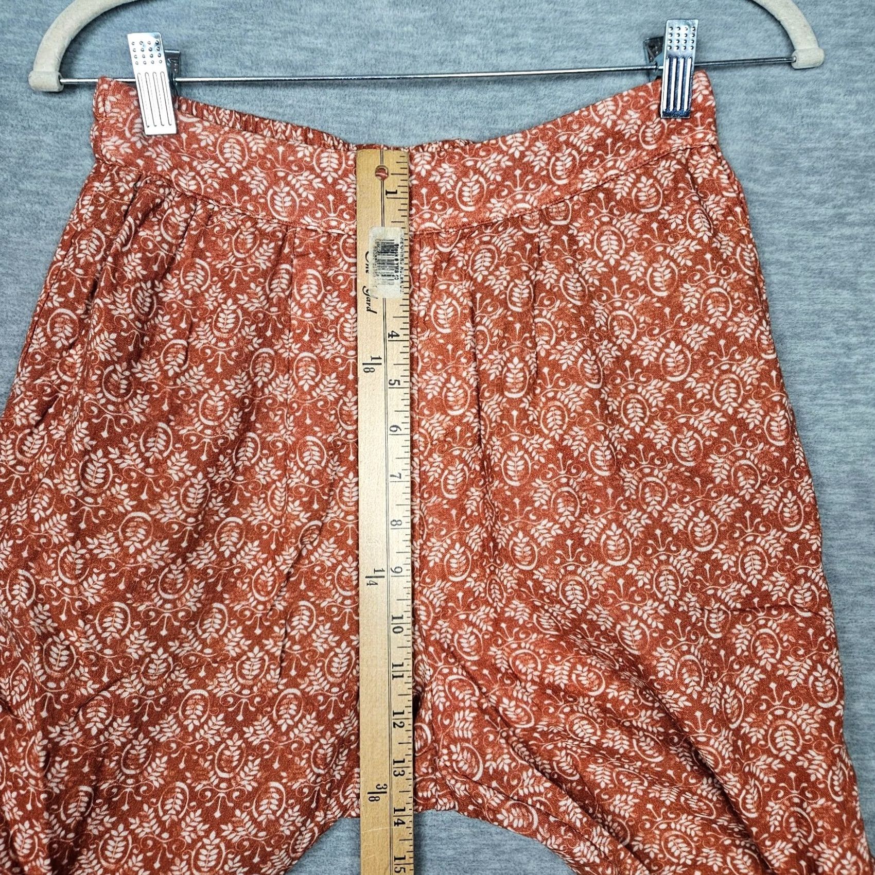 Anthropologie THE ODELLS Anthropologie Multicolor Floral Printed Straight Leg Pant pull on Size S Womens Regular Size 28" / US 6 / IT 42 - 4 Thumbnail