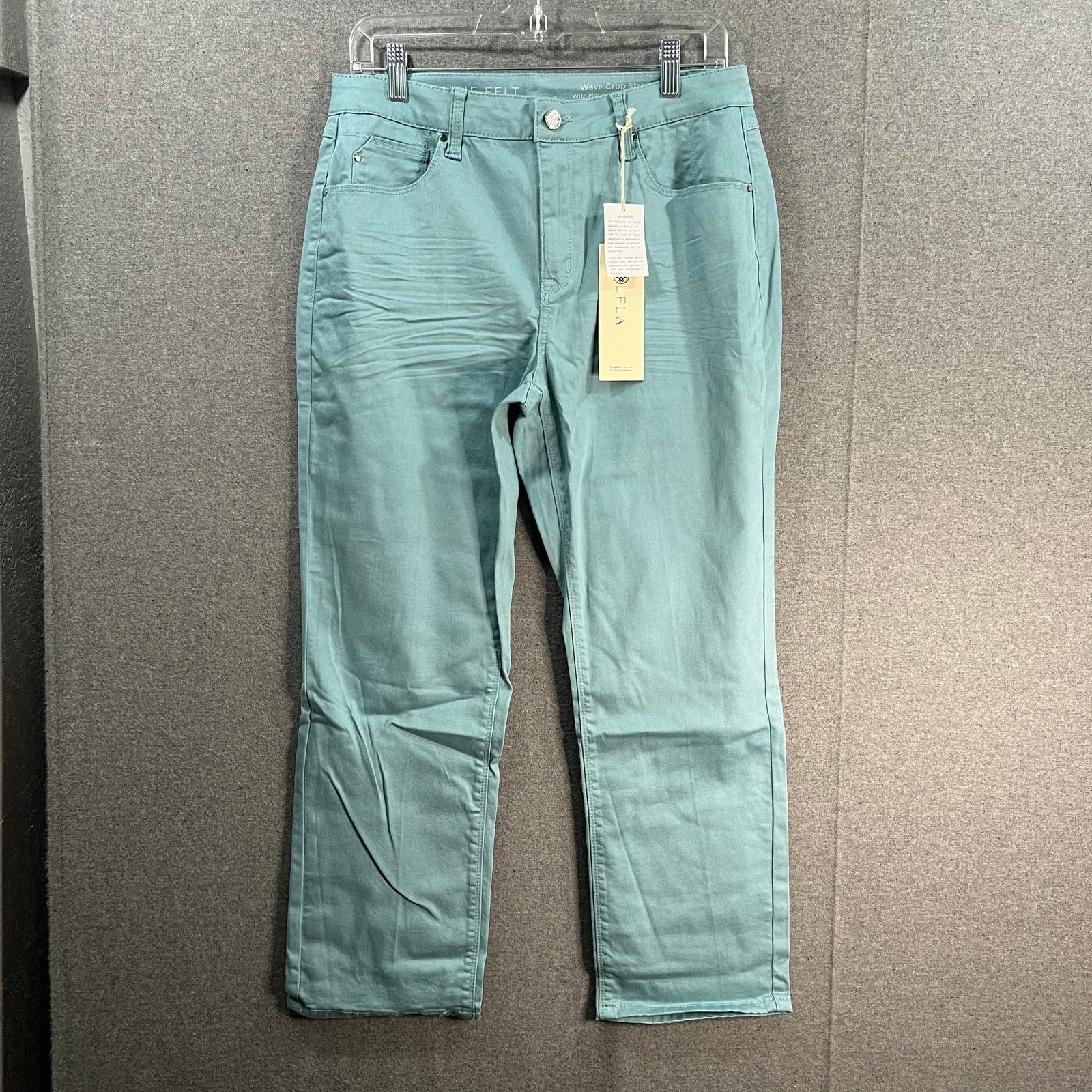 Other Laurie Felt Regular Wave Denim 5-Pocket Crop Straight Jeans Size 34" / US 12 / IT 48 - 1 Thumbnail