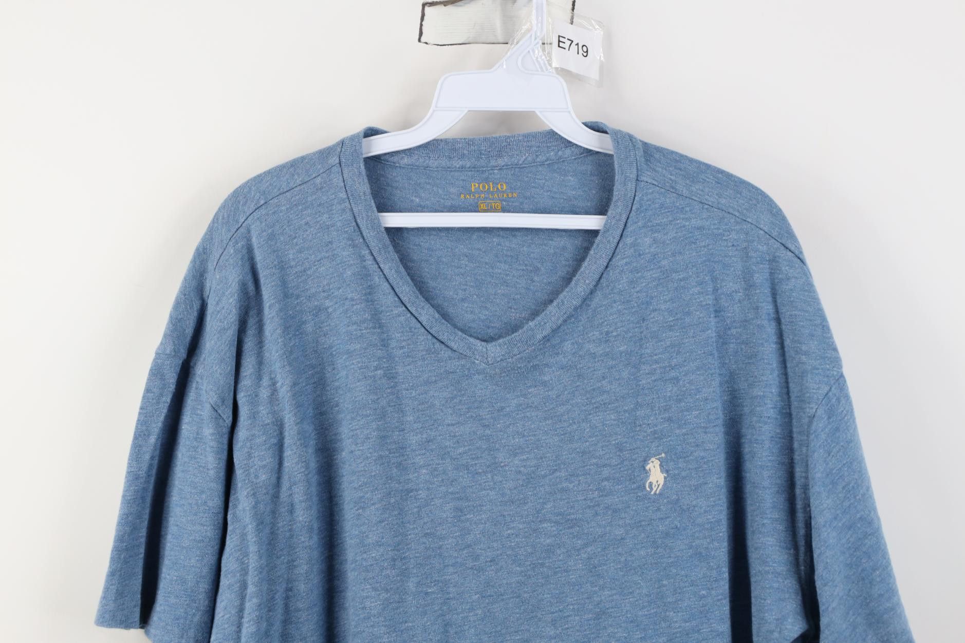 Polo Ralph Lauren Vintage Y2K Ralph Lauren Jersey Short Sleeve V-Neck T-Shirt Size US XL / EU 56 / 4 - 2 Thumbnail