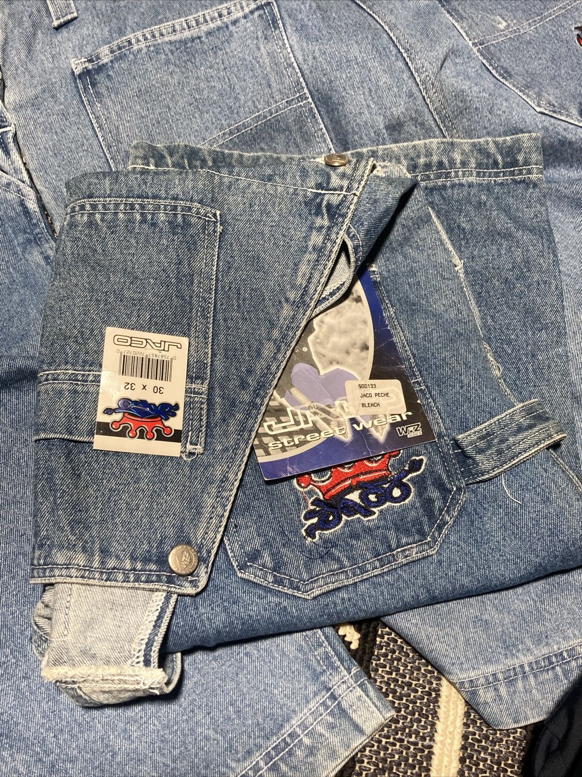 JNCO × Mexican Threads × Vintage Deadstock New With Tags Jnco Style Overalls Size 30-36 Size US 34 / EU 50 - 13 Thumbnail