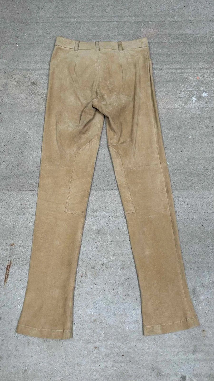 Ralph Lauren Purple Label Ralph Lauren Purple Label 8 M Beige Suede Pants Legging’s Size 30" / US 8 / IT 44 - 2 Thumbnail
