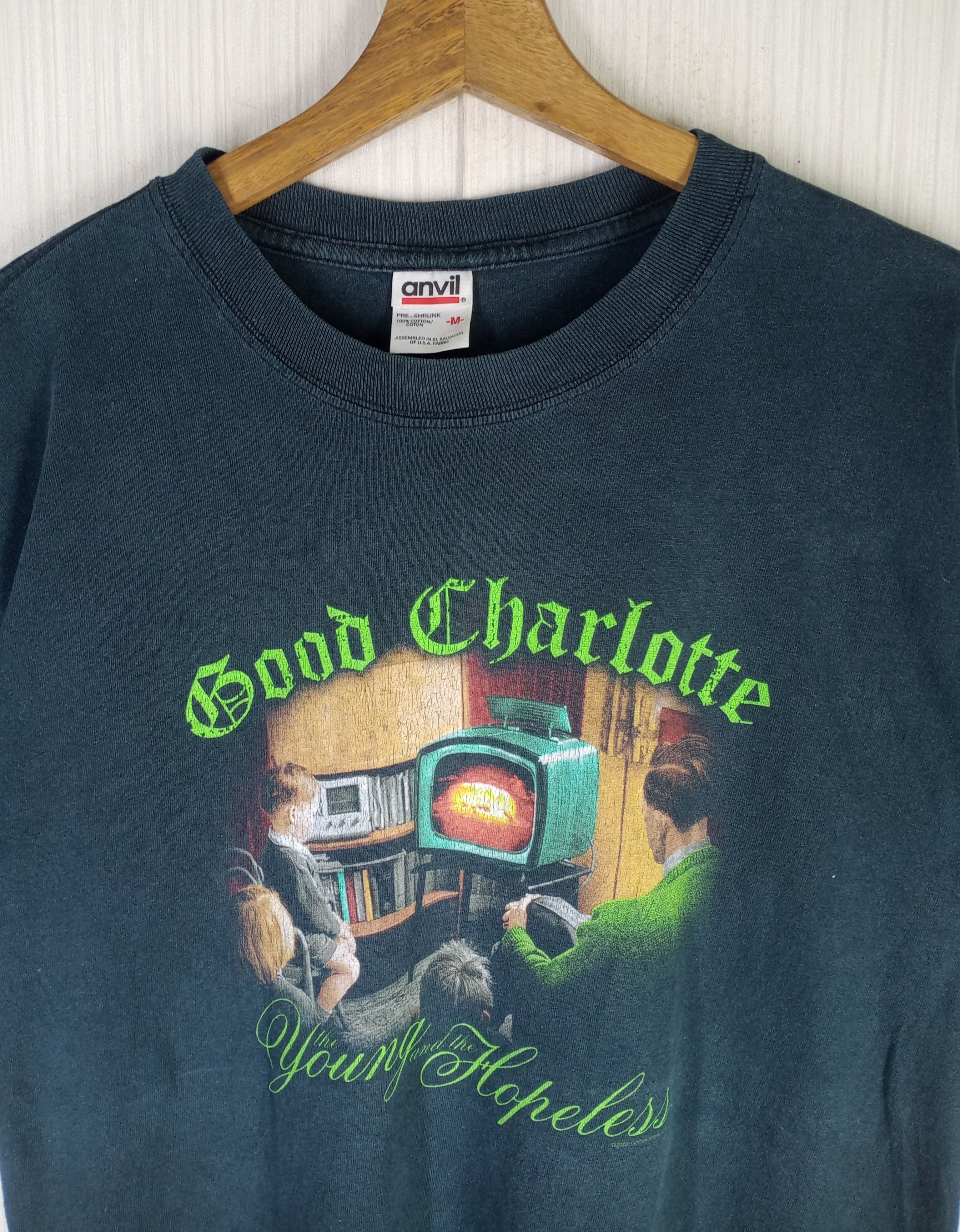Band Tees Rare Vintage Good Charlotte Rock Band Tshirt Size US M / EU 48-50 / 2 - 3 Thumbnail