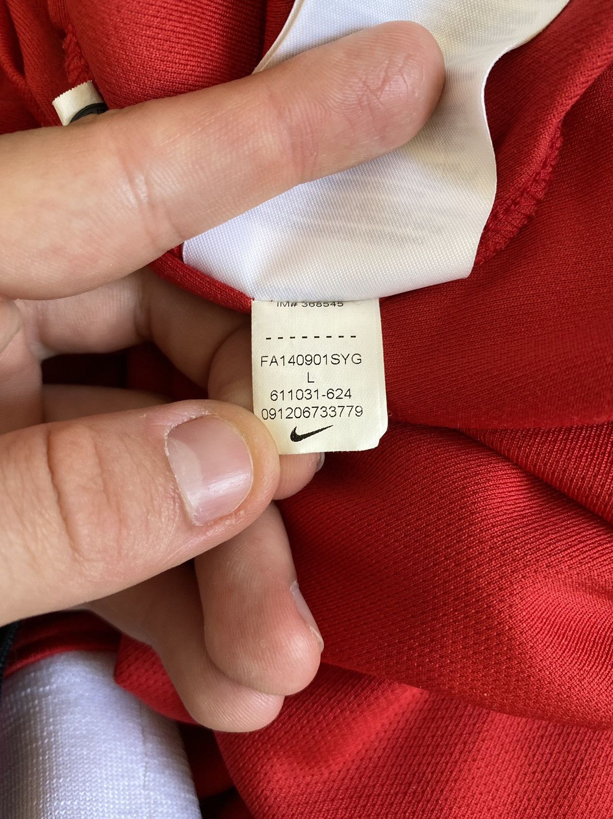 Nike Nike Chevrolet Manchester United Mens Jersey 2014 Football Size US L / EU 52-54 / 3 - 9 Thumbnail