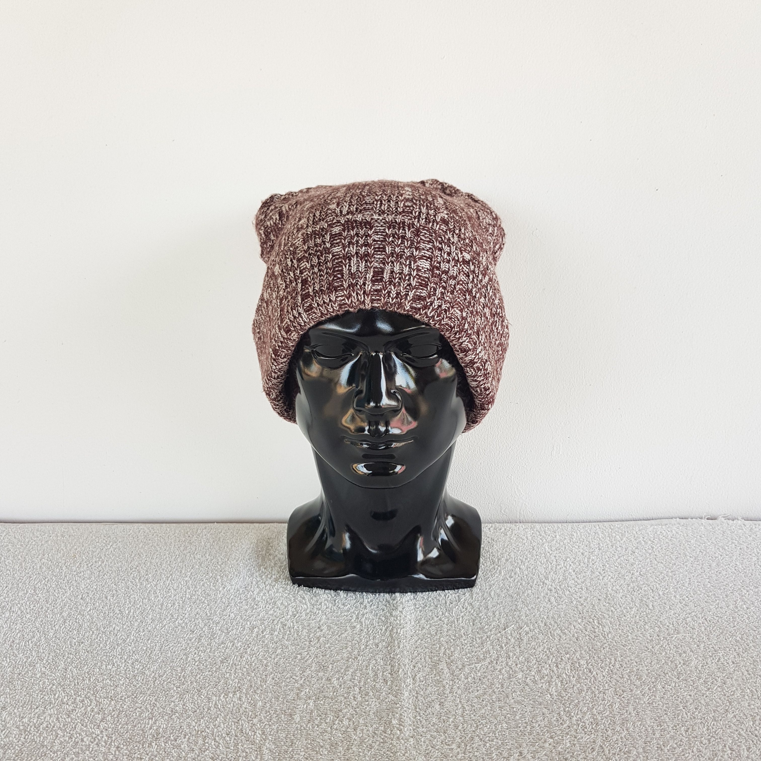 Japanese Brand Vintage Unknown Japanese Beanie Knit Crochet Snow Caps Hats Size ONE SIZE - 2 Thumbnail
