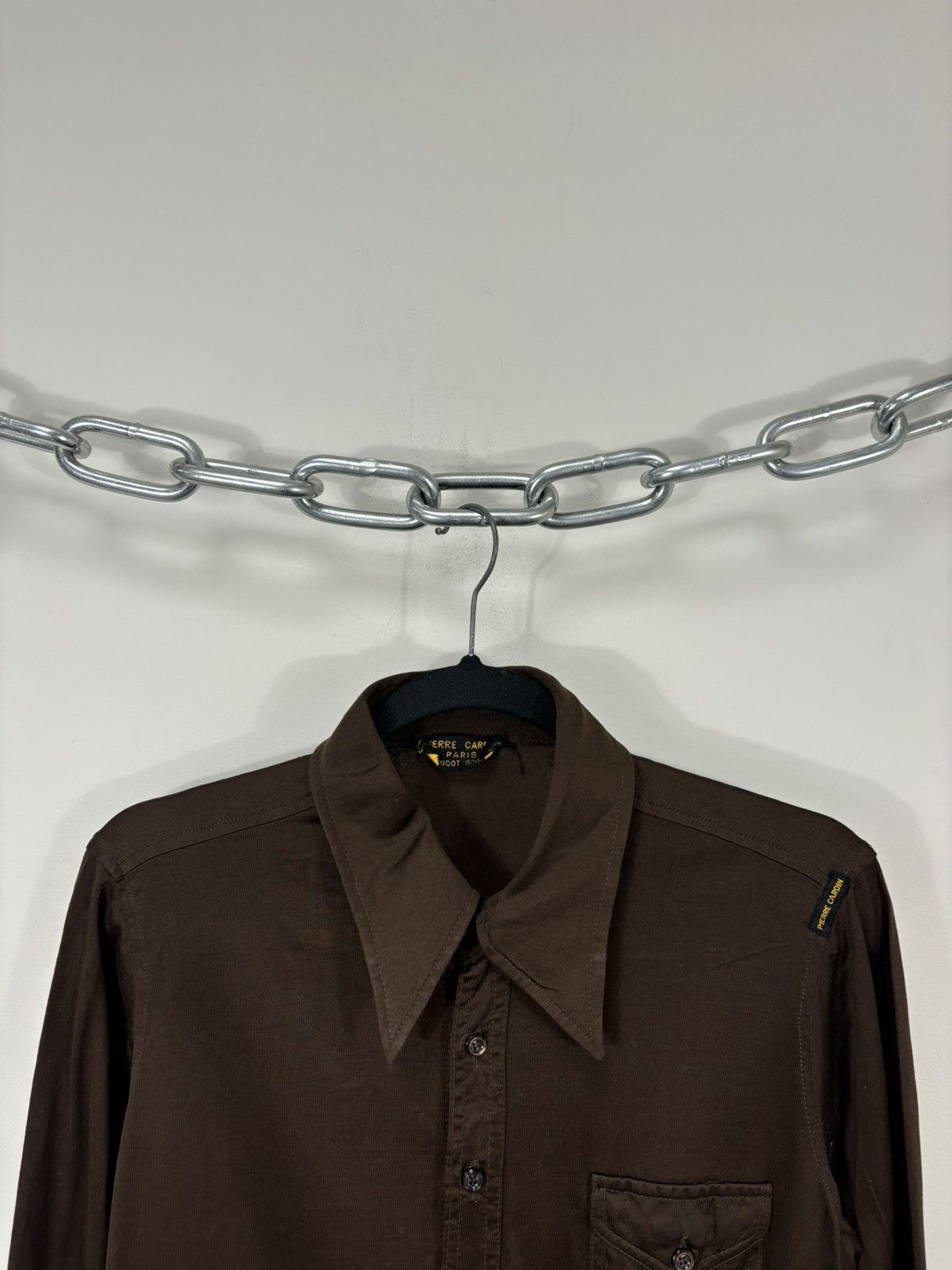 Pierre Cardin Vintage Pierre Cardin 90s Tricot Sport Brown Luxury Shirt Size US M / EU 48-50 / 2 - 6 Thumbnail