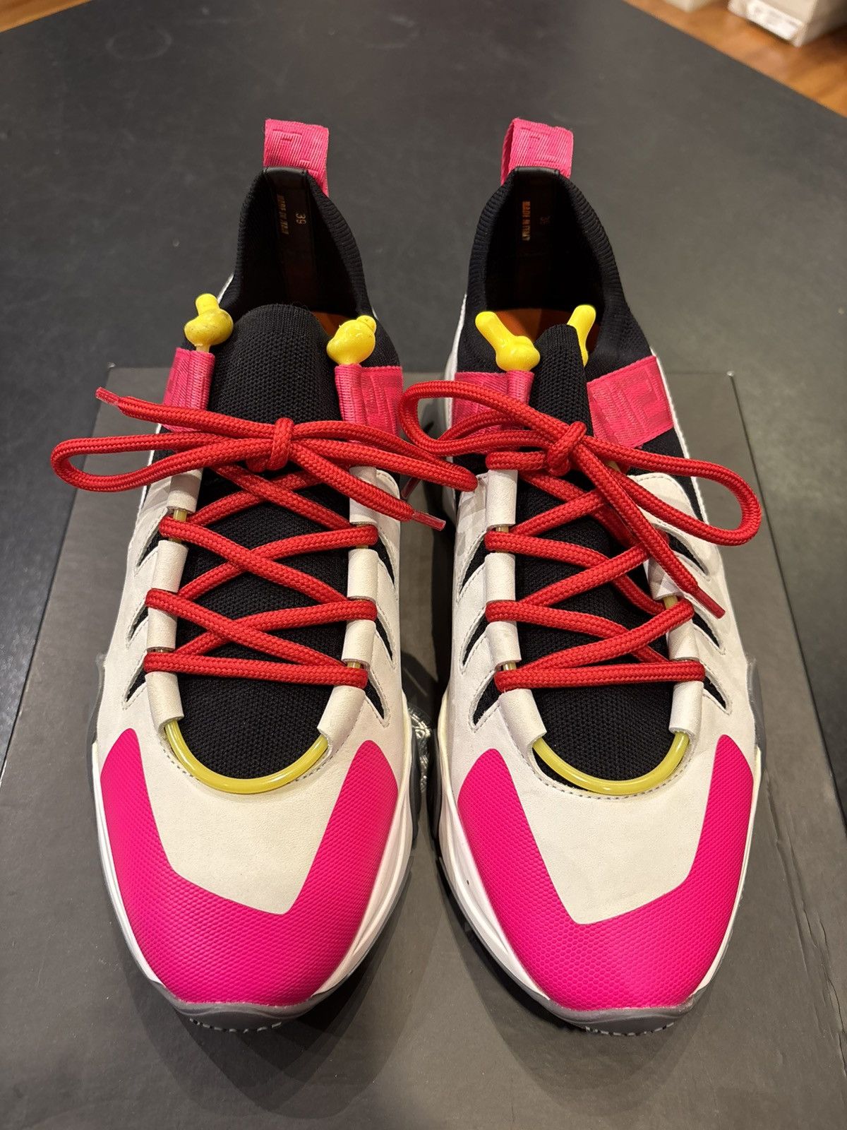 Versace Versace Squalo Sneakers Pink Size US 6 / EU 39 - 4 Thumbnail