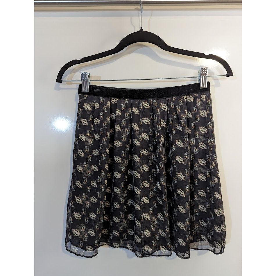 Olivier Theyskens Theyskens' theory silk mini skirt sz 2 Size 26" / US 2 / IT 38 - 7 Thumbnail