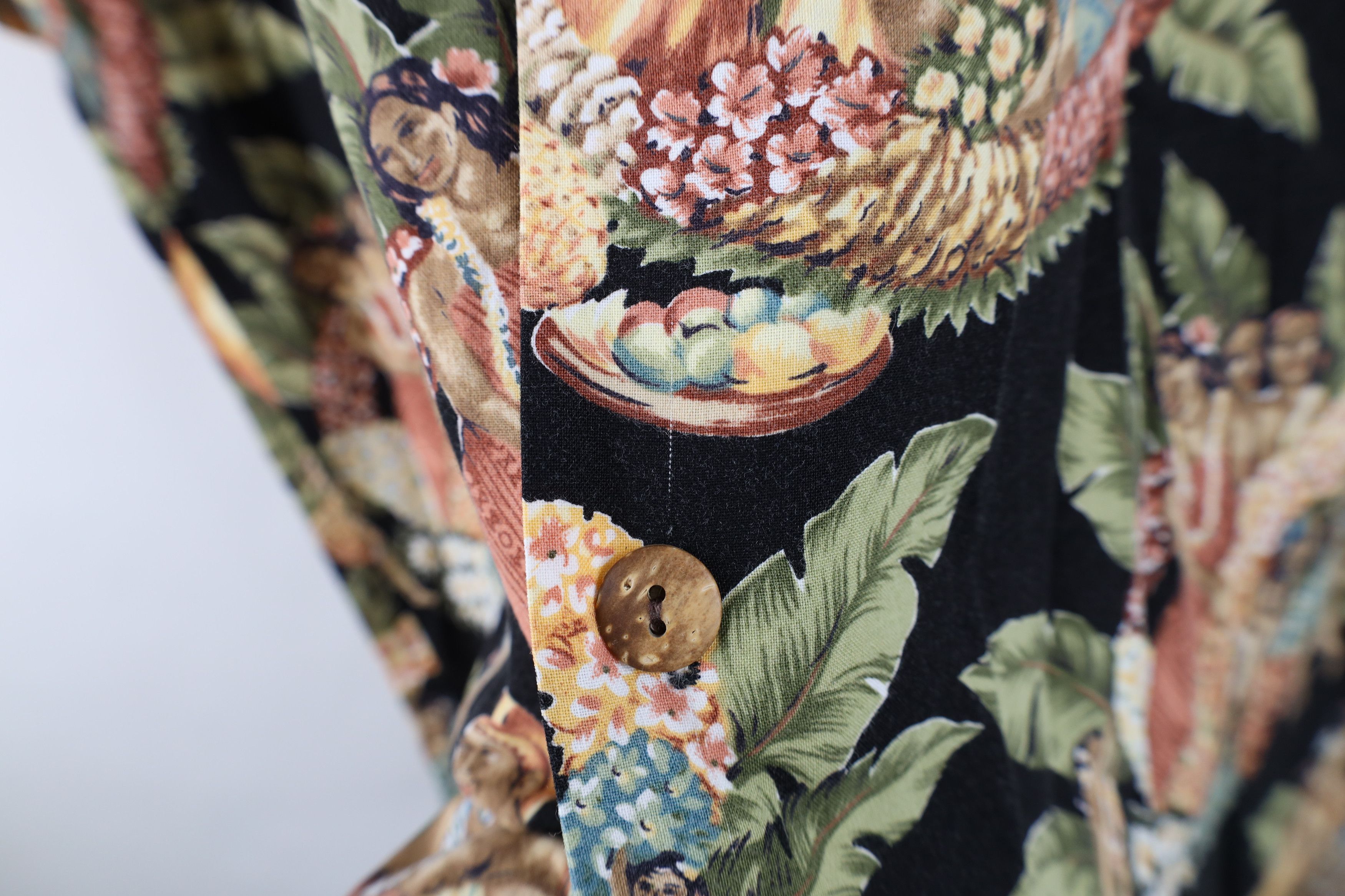 Vintage Vintage 90s Streetwear God Luau Camp Collar Button Shirt Size US XL / EU 56 / 4 - 7 Thumbnail