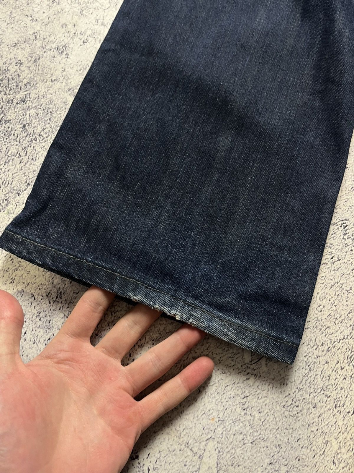 Japanese Brand 00s VINTAGE Avant Garde Japanese Style Baggy Pants Y2K Size US 32 / EU 48 - 12 Thumbnail