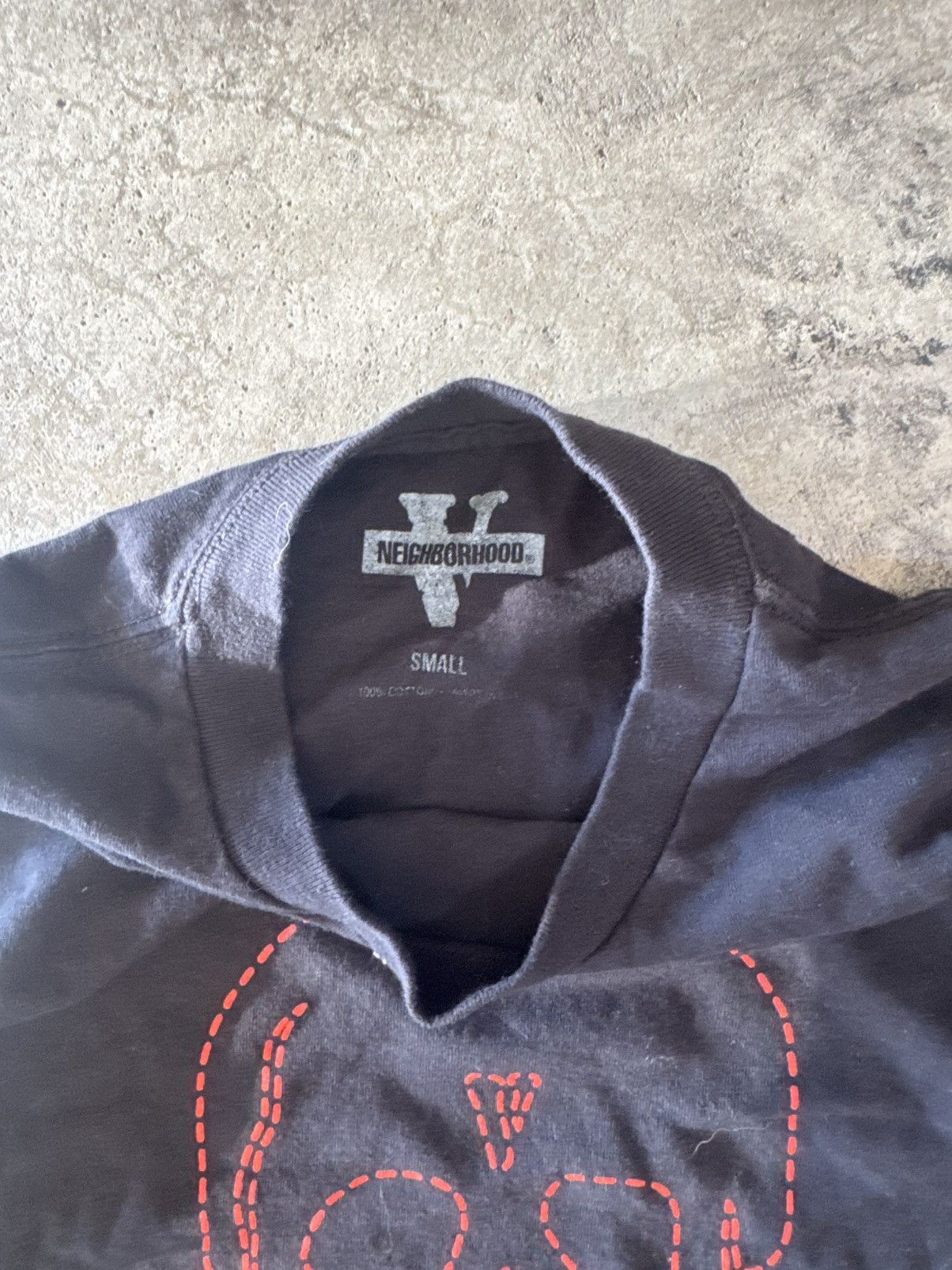 Vlone Vlone neighborhood skull tshirt Size US S / EU 44-46 / 1 - 3 Thumbnail