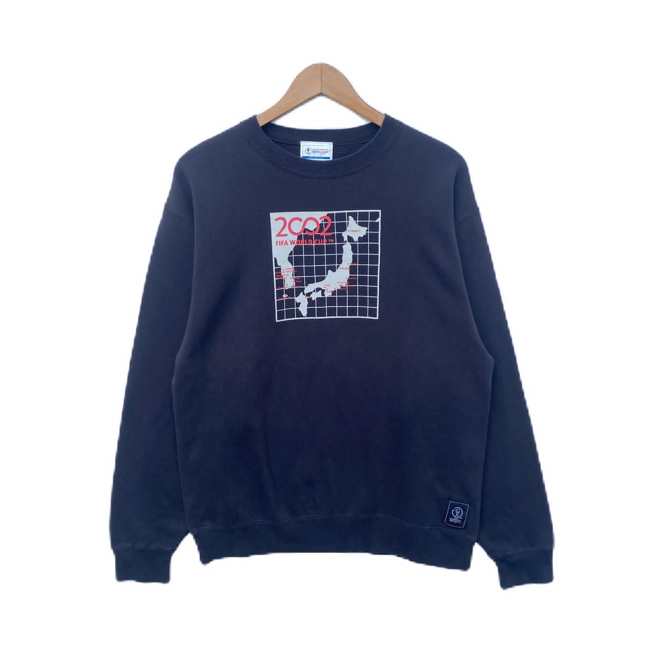 Vintage VINTAGE 2002 FIFA WORLD CUP SWEATSHIRT MEDIUM PULLOVER BLACK Size US M / EU 48-50 / 2 - 1 Thumbnail