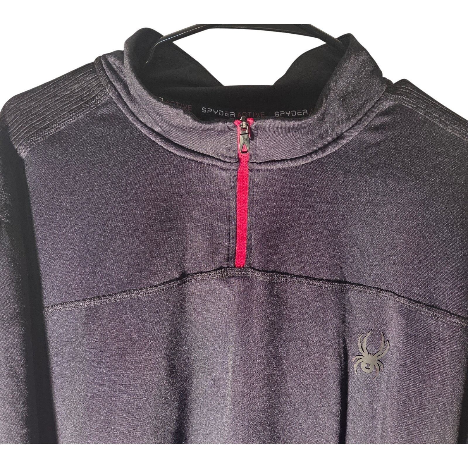 Spyder Spyder Men's Active Sweatshirt XXL Dark Grey Size US XXL / EU 58 / 5 - 5 Thumbnail