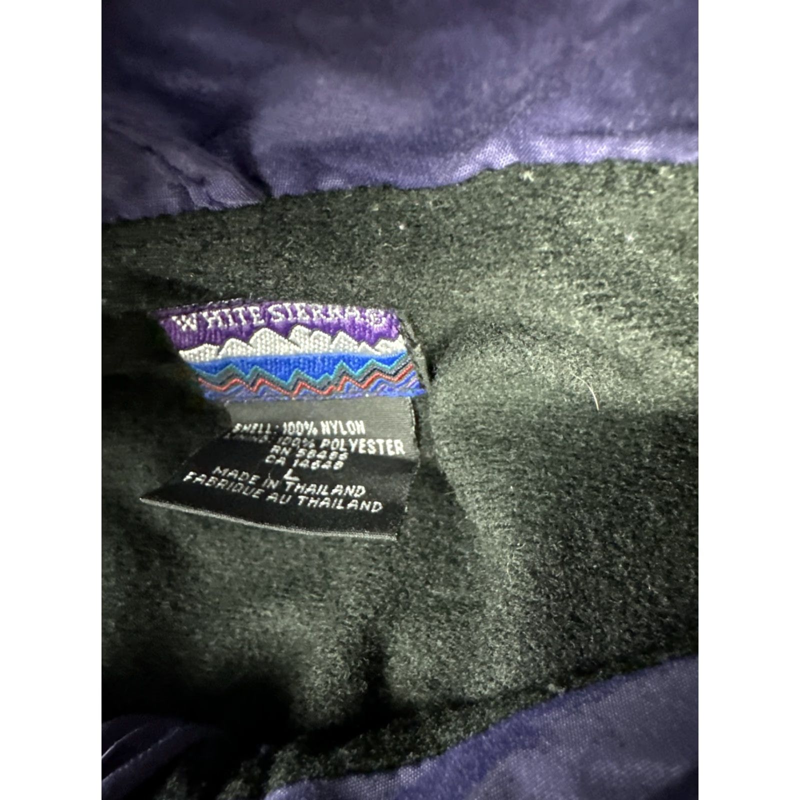 Vintage VINTAGE White Sierra Windbreaker Jacket Mens L Black 90s Coat Style 90s Windbreaker Black Mens L Size US L / EU 52-54 / 3 - 3 Thumbnail