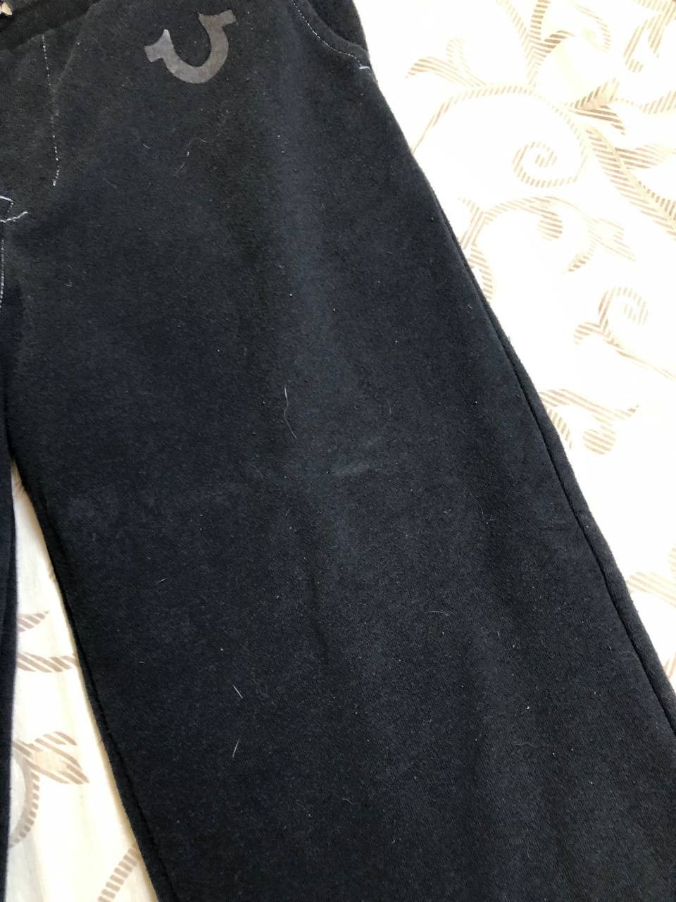 True Religion TRUE RELIGION BLACK LOGO JOGGER SWEATPANTS PANTS Size US 32 / EU 48 - 9 Thumbnail