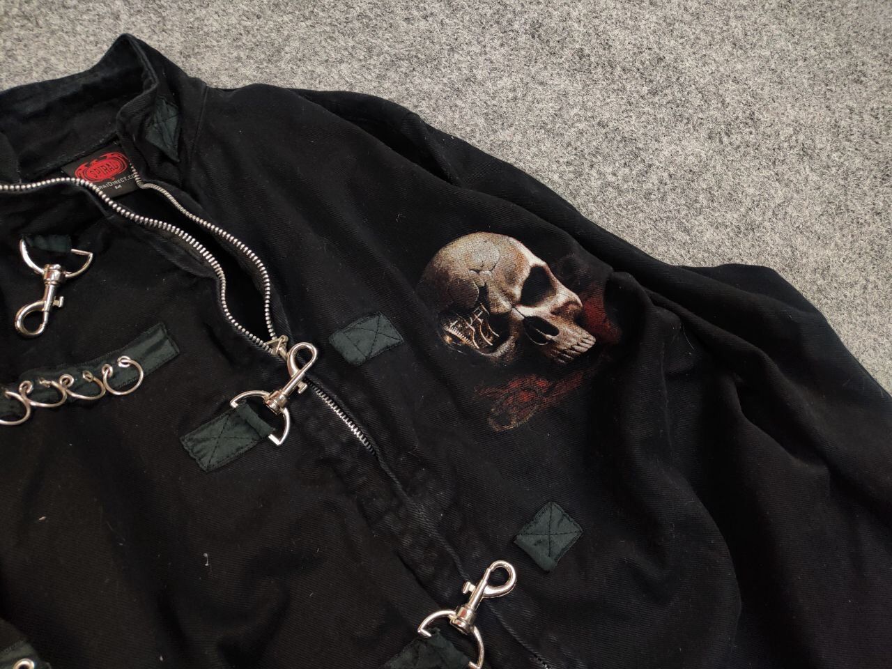 Japanese Brand Vintage Spiral Direct Avant Garde Logo Bondage Jacket Y2K Size US M / EU 48-50 / 2 - 12 Thumbnail
