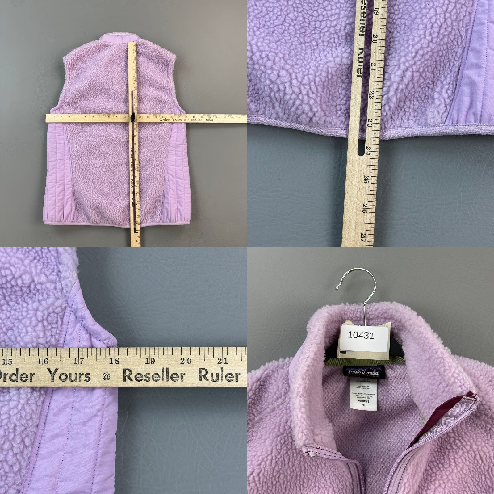 Patagonia VINTAGE Patagonia Synchilla Retro-X Vest Women’s M Pale Lavender Y2K Size M / US 6-8 / IT 42-44 - 8 Thumbnail