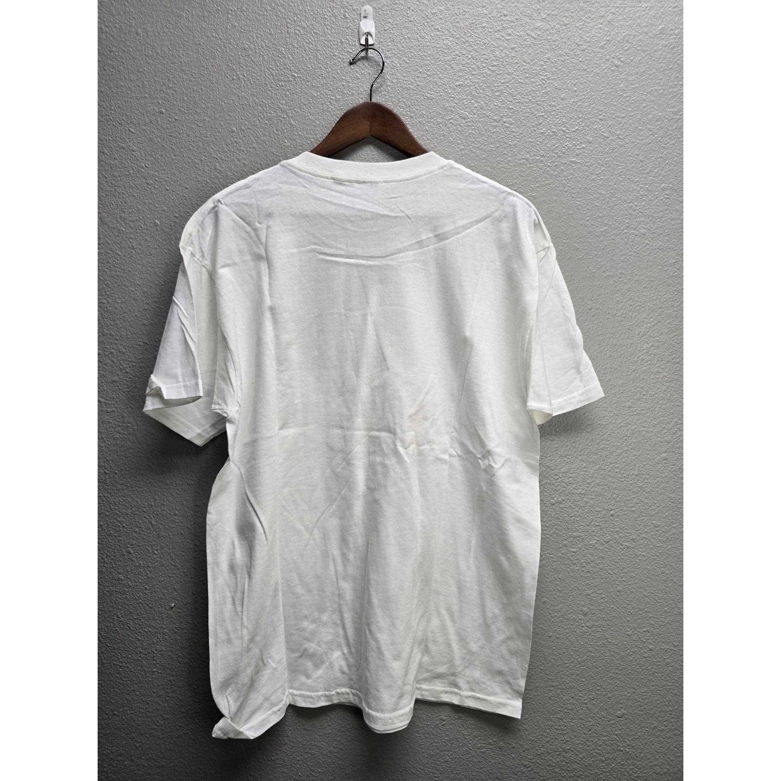 Gildan Vintage Funny Shirt Baldness Humor Bald Pride White L Tee Size US L / EU 52-54 / 3 - 3 Thumbnail
