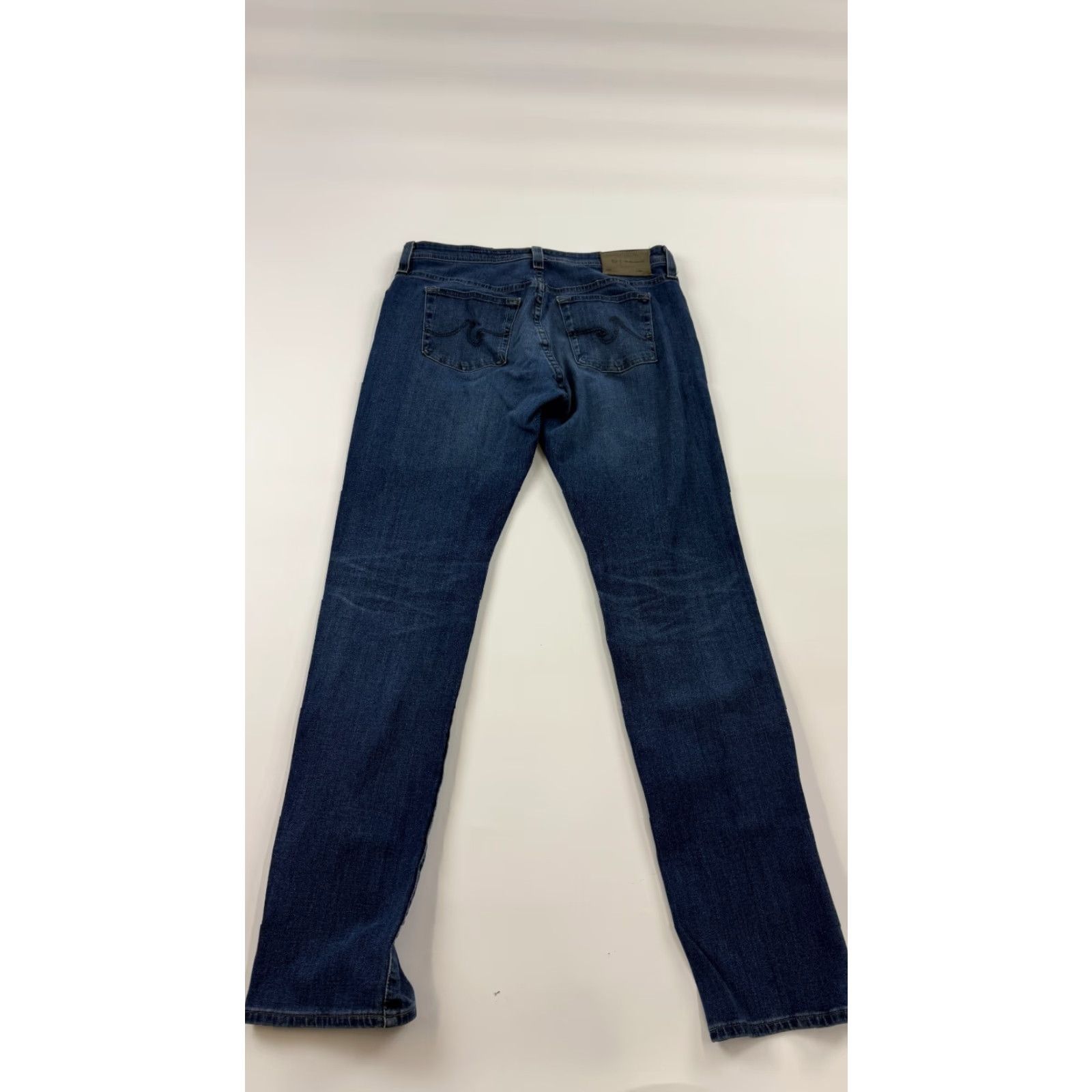 Denime AG Adriano Goldschmied Jeans Mens 31x33 Blue Denim 360 Faded Straight Leg Preppy Size US 31 - 2 Thumbnail