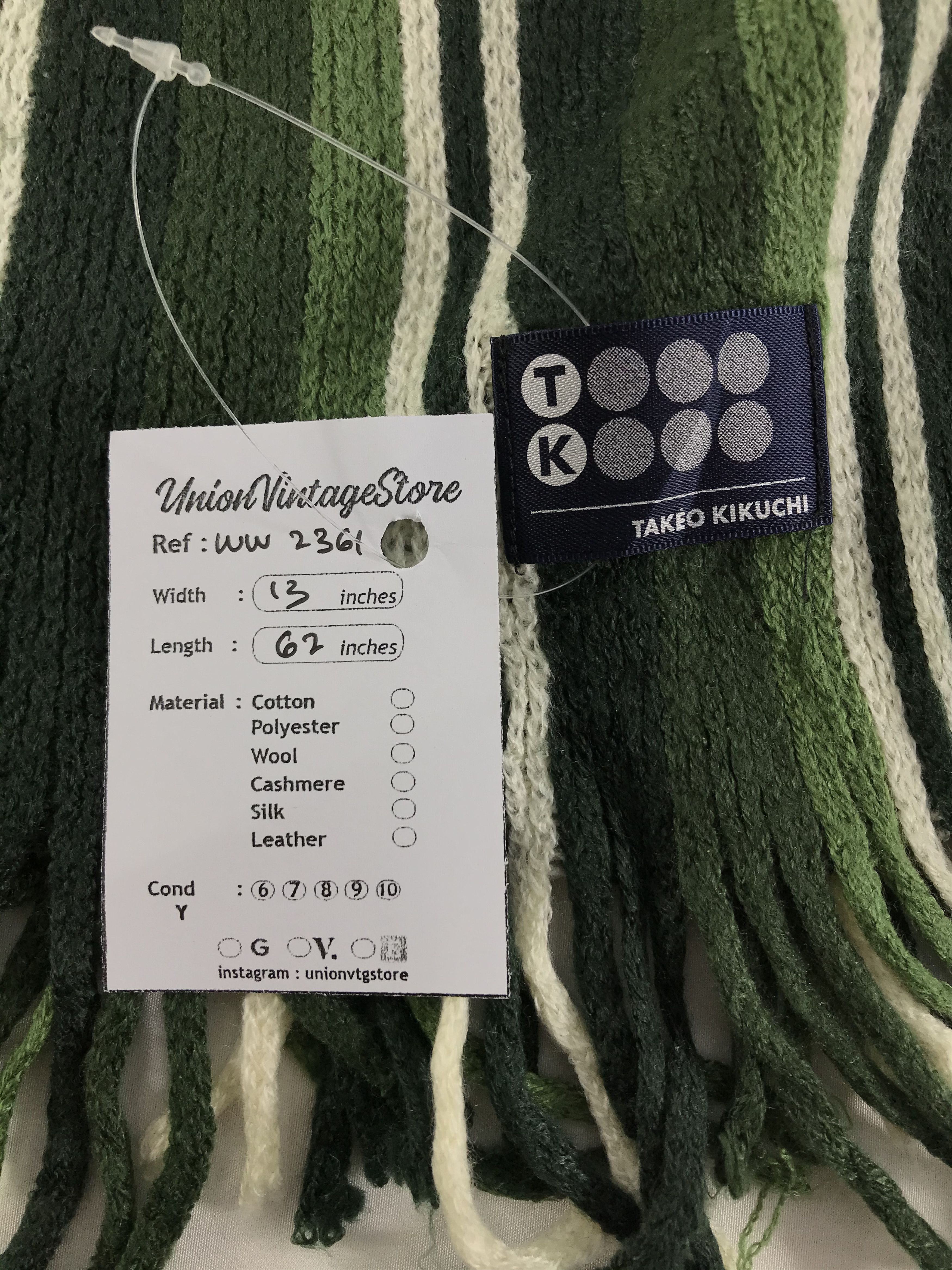 Takeo Kikuchi Takeo Kikuchi Scarf / Muffler / Neckwear - WW2361 Size ONE SIZE - 4 Thumbnail