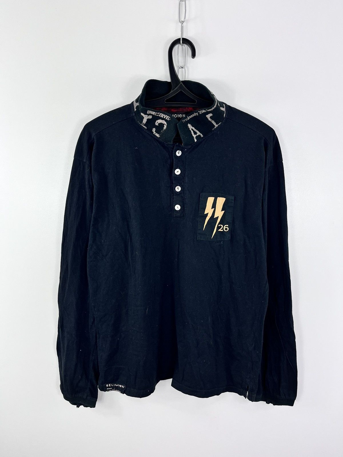Other Religion LongSleeve Shirt 4Button Back Big Logo Black Size M Size US M / EU 48-50 / 2 - 1 Thumbnail