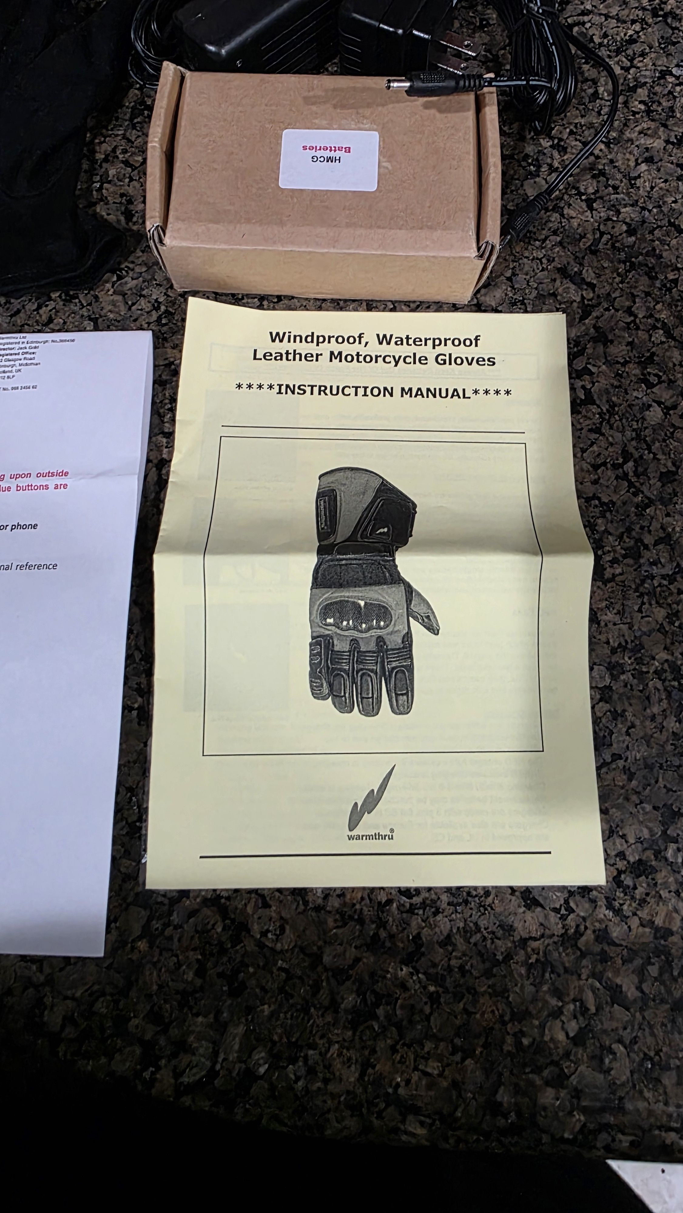Other Warmthru Heated Motorcycle Leather Gloves Size Medium New Size ONE SIZE - 10 Thumbnail