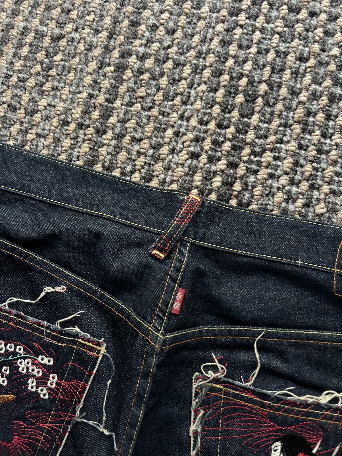 RMC Jeans RMC Jeans Rare Evisu Style Baggy Y2K Embroided Samurai Size US 36 / EU 52 - 5 Thumbnail