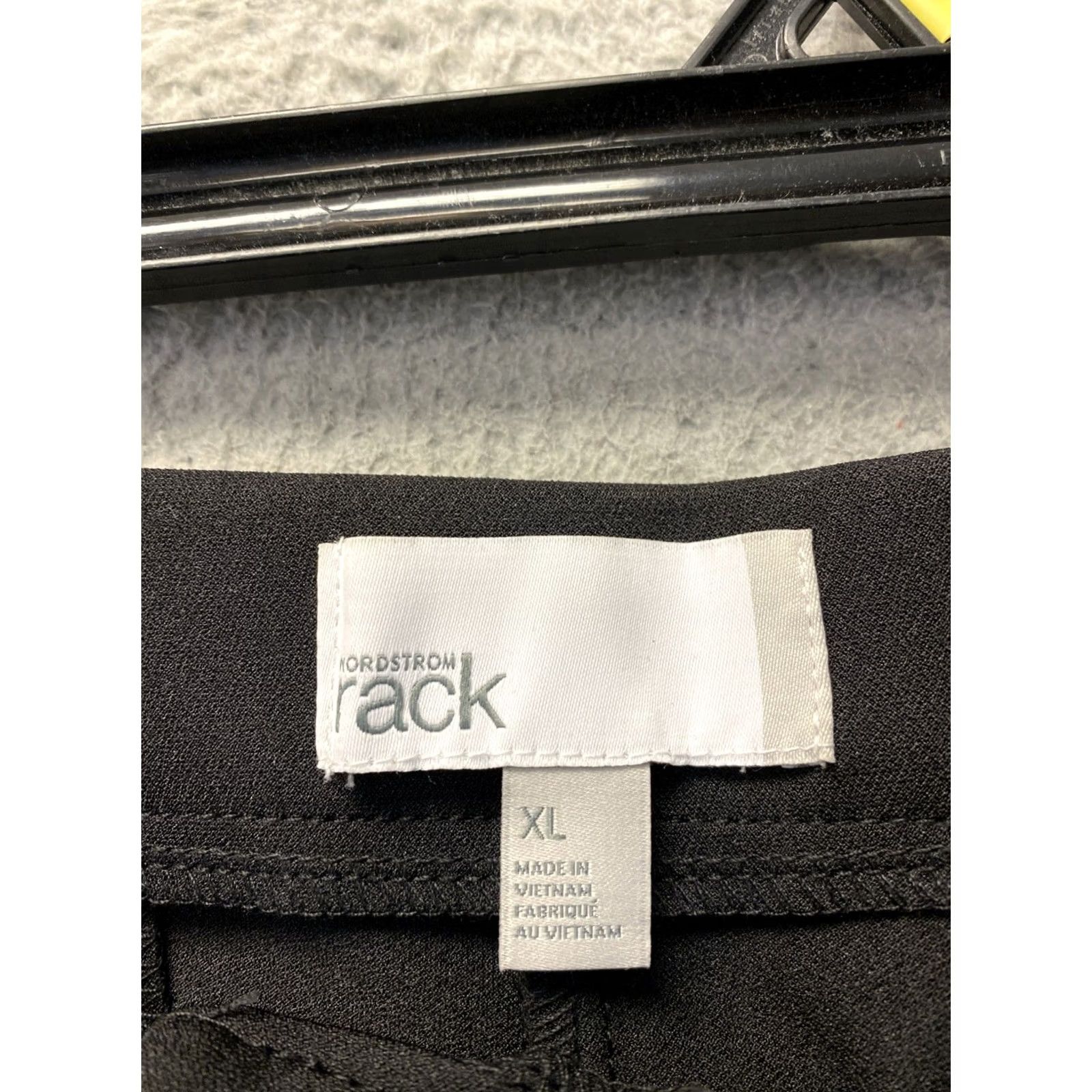 Nordstrom Nordstrom Rack Black Dress Pants Women XL Bootcut Pockets Flat Front Mid Rise Polyester Viscose Stretch Zip Dress Pants Size 40" / US 18 - 7 Thumbnail