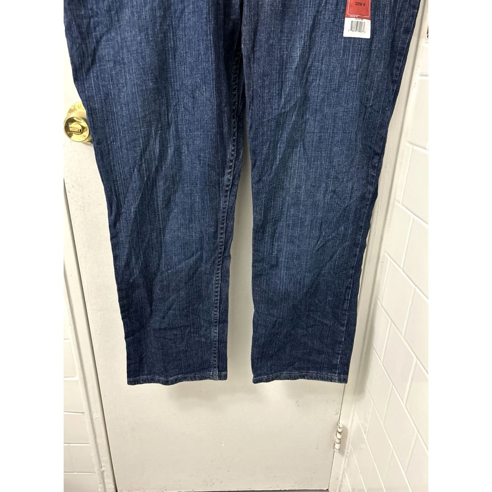 Vintage Riders by Lee Jeans Womens 20x30 Dark Wash Slim Relaxed Fit Straight Leg NWT Size 42" / US 20 - 3 Thumbnail