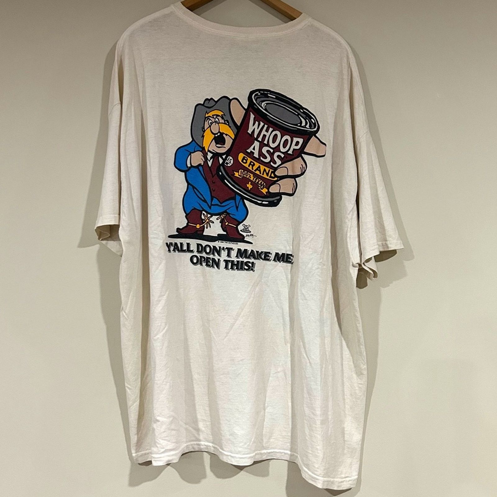 Hanes Vintage Can Of Whoop Ass Tee Shirt Size US XXL / EU 58 / 5 - 1 Thumbnail