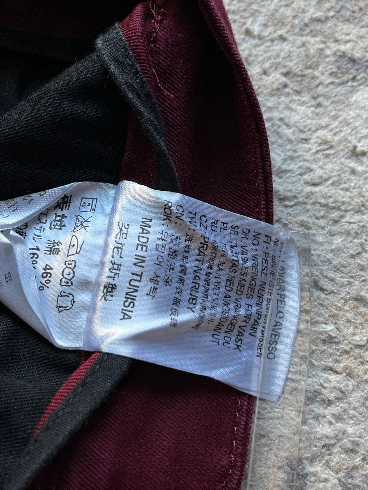 Carhartt Carhartt 2015 Chinos Pants Burgundy Deadstock Sz W 29 x L 32 Size 32" / US 10 / IT 46 - 6 Thumbnail