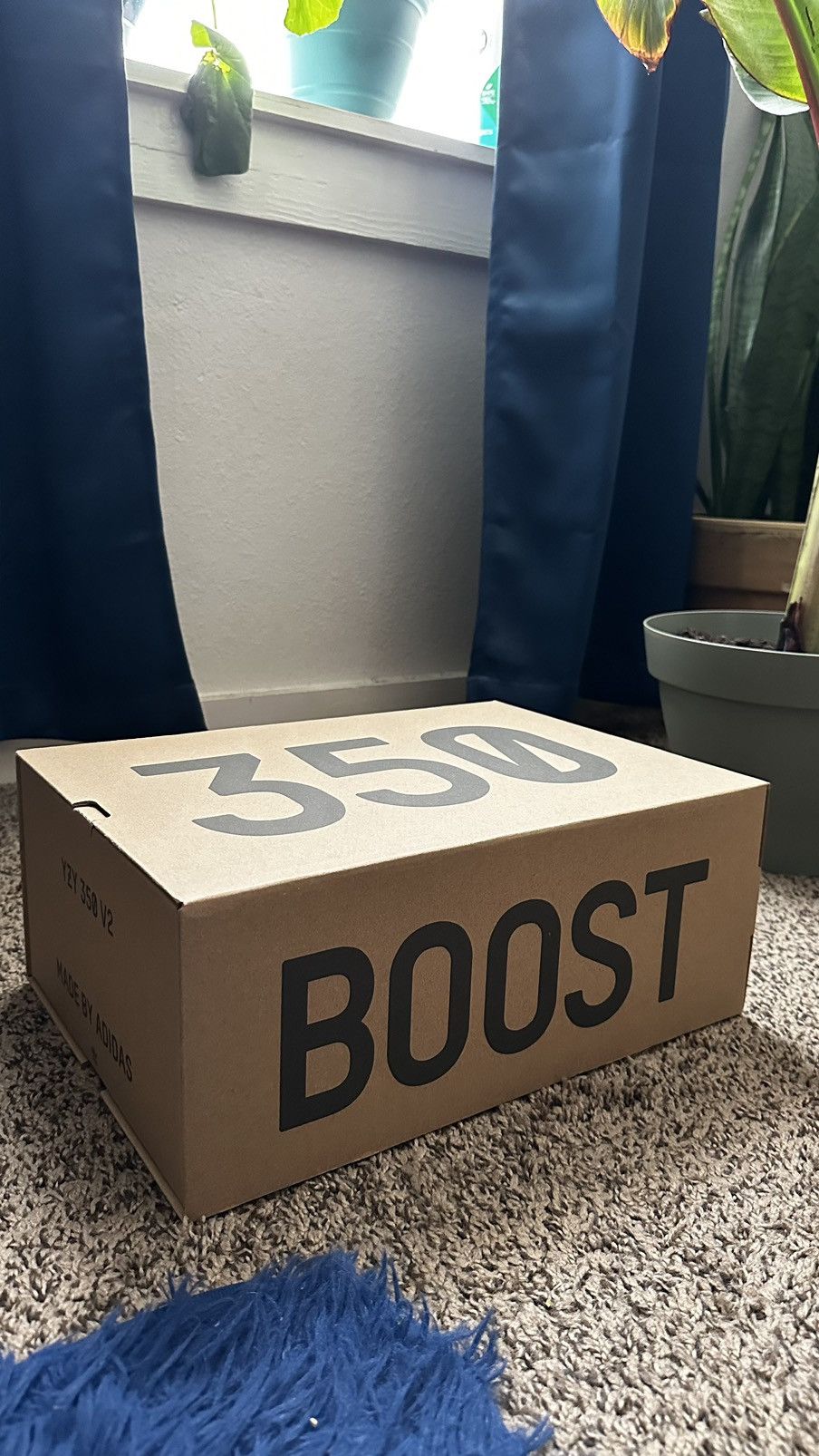 Adidas × Kanye West Yeezy 350 V2 Blue Tint size 12.5 Size US 12.5 / EU 45-46 - 9 Thumbnail