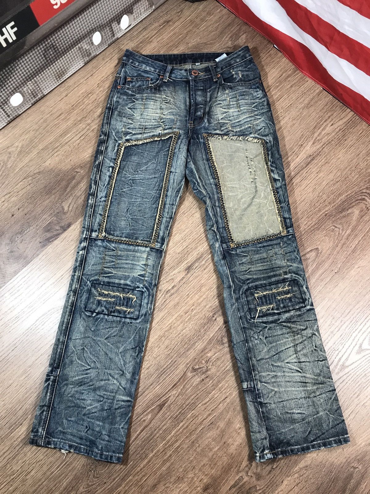 Japanese Brand × Vintage Vintage Distressed Denim Pants Jeans Size 28" / US 6 / IT 42 - 1 Thumbnail