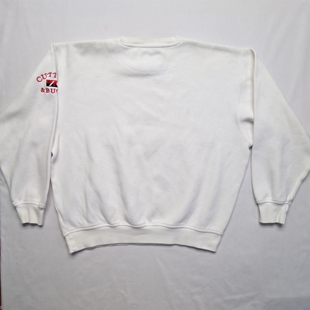 Cutter & Buck Vintage Cutter & Buck White Sweatshirt Embroidered XL Size US XL / EU 56 / 4 - 8 Thumbnail