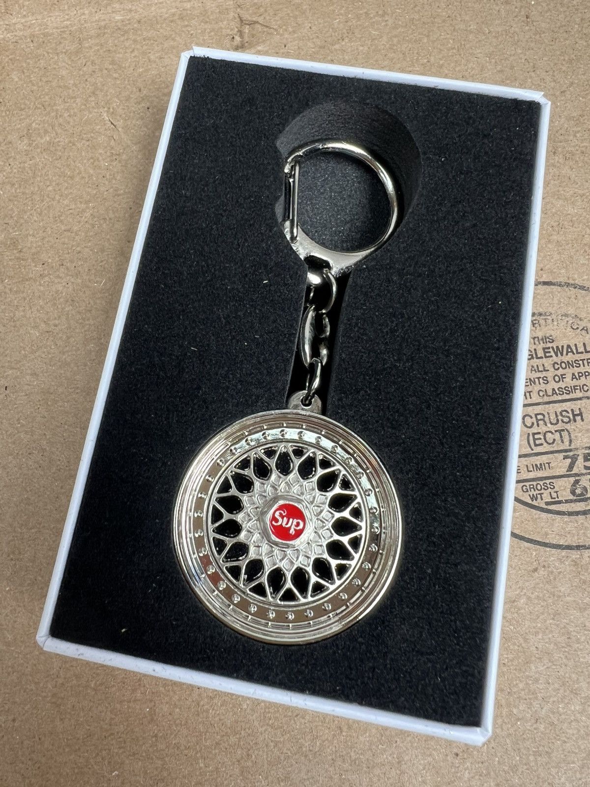 Supreme NEW Supreme BBS RS Rim Keychain *READY TO SHIP* | Grailed