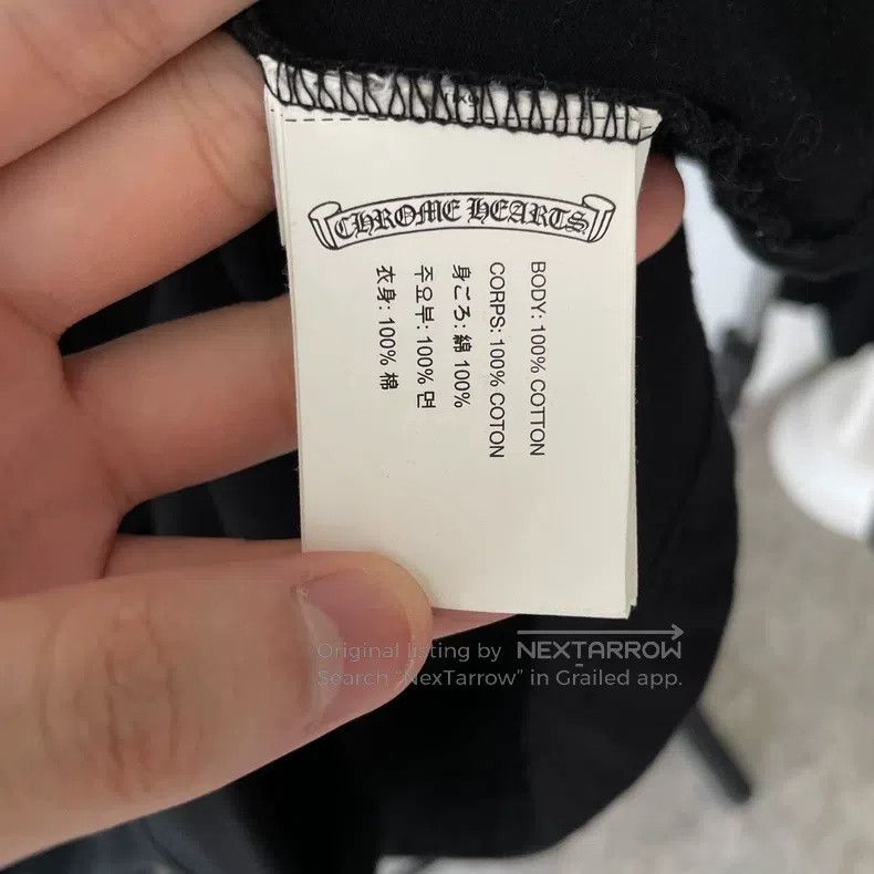 Chrome Hearts CHROME HEARTS Size M Black scroll full of cross and Scout f Size US M / EU 48-50 / 2 - 8 Thumbnail