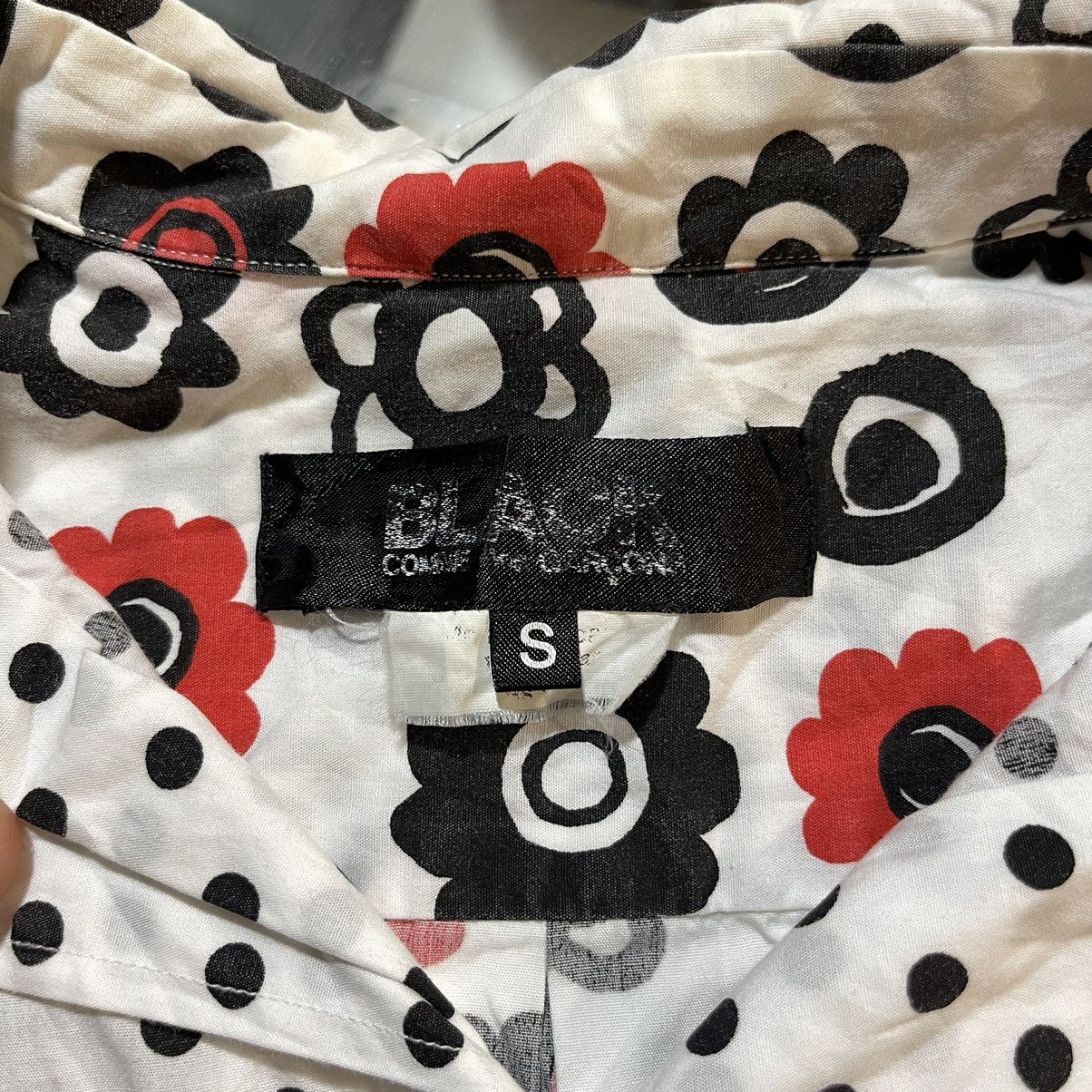 Comme des Garcons × Comme des Garcons Black COMME DES GARCONS BLACK Button-up shirt polka dot Size S / US 4 / IT 40 - 8 Thumbnail
