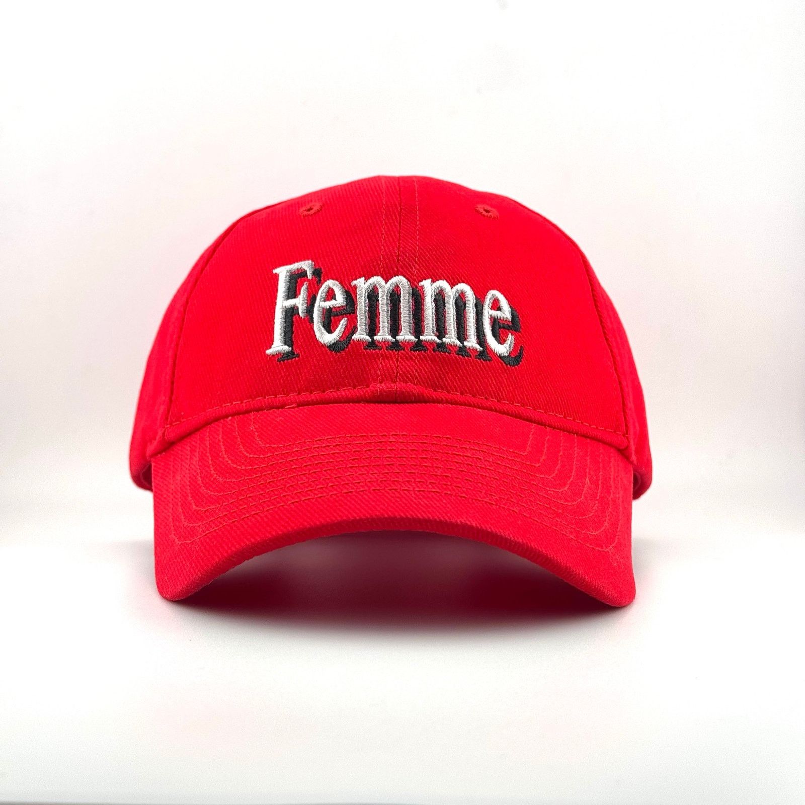 Balenciaga Balenciaga Femme Red Baseball Cap Size ONE SIZE - 1 Thumbnail