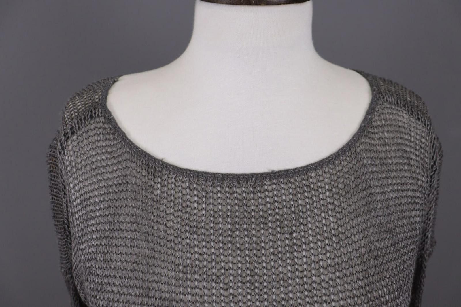 Denim & Supply Ralph Lauren Denim & Supply Ralph Lauren Gray Crochet Knit Sweater Size S Size S / US 4 / IT 40 - 2 Thumbnail