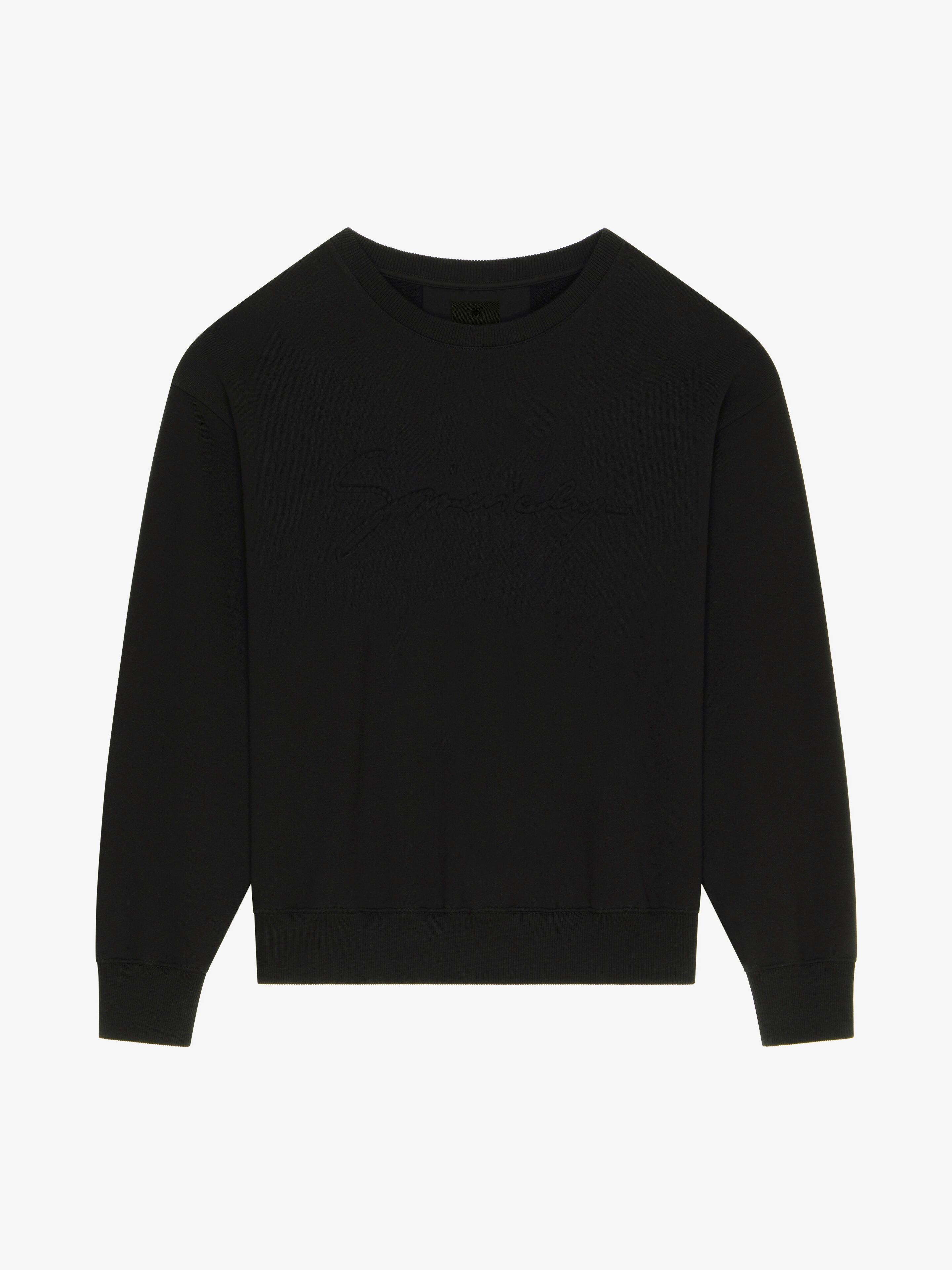 Givenchy o1w1db10326 Boxy Base Fit Sweatshirt in Black Size US S / EU 44-46 / 1 - 1 Thumbnail