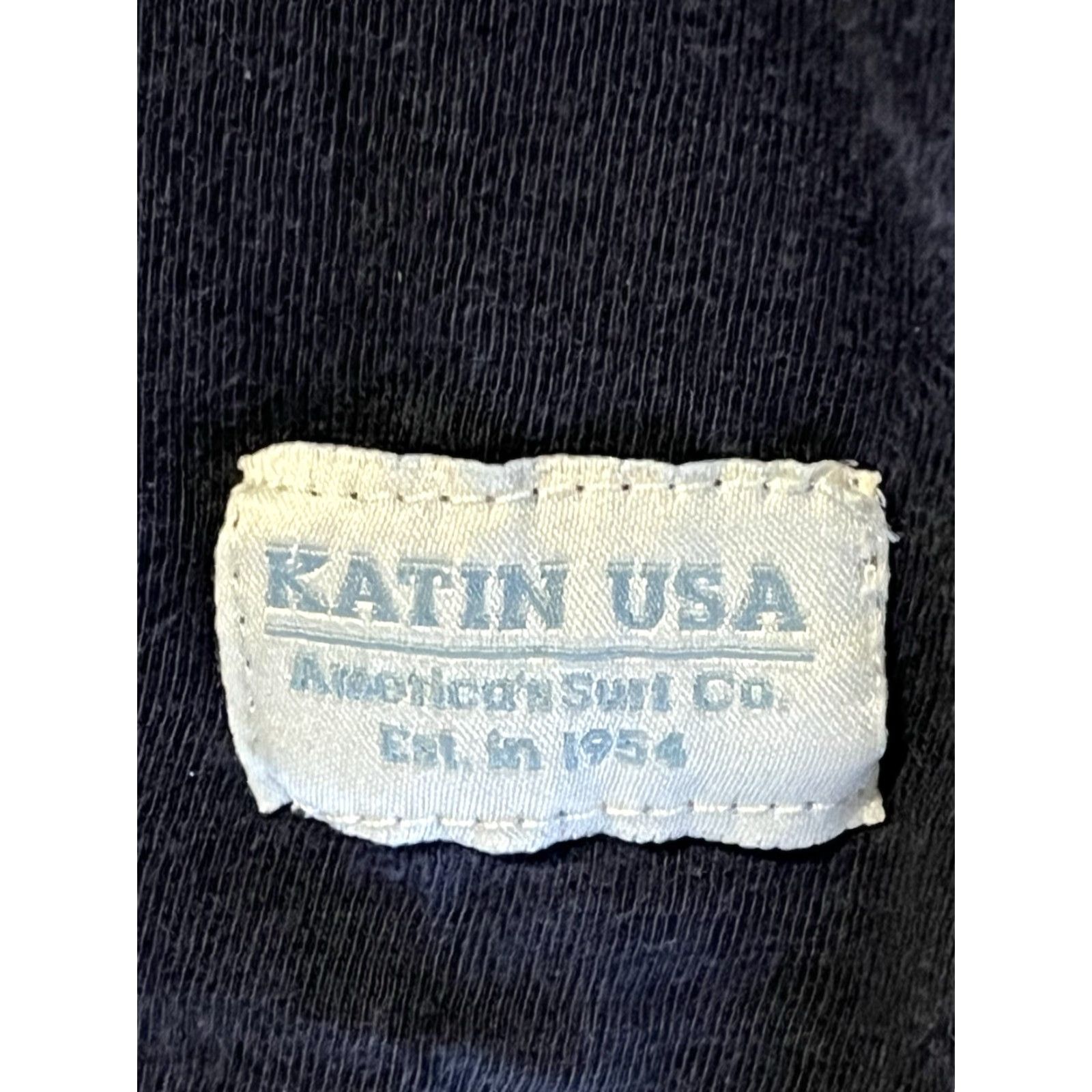 Katin Katin Men's Black Short Sleeve Crew Neck Pocket T-shirt Small 100% Cotton Made In The USA Size US S / EU 44-46 / 1 - 5 Thumbnail