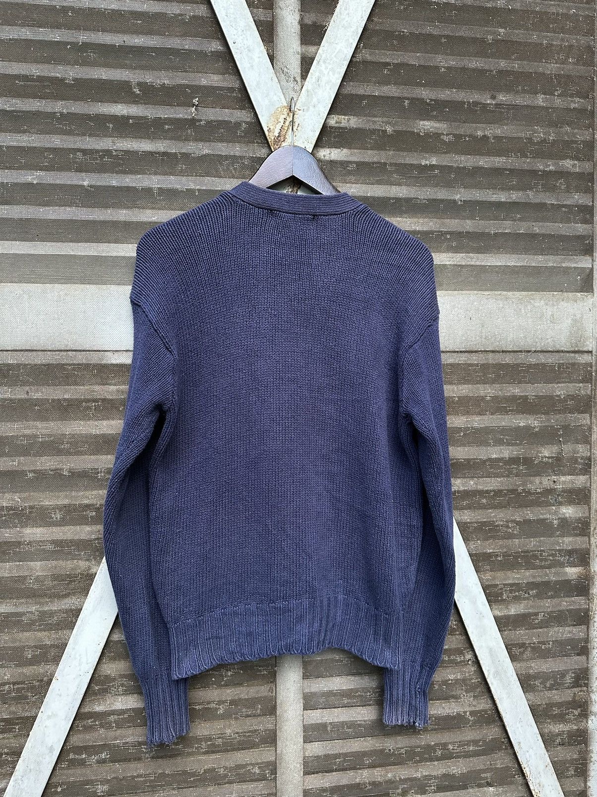 Vintage THRASHED Faded Polo Ralph Laurent Cardigan Size US M / EU 48-50 / 2 - 12 Thumbnail