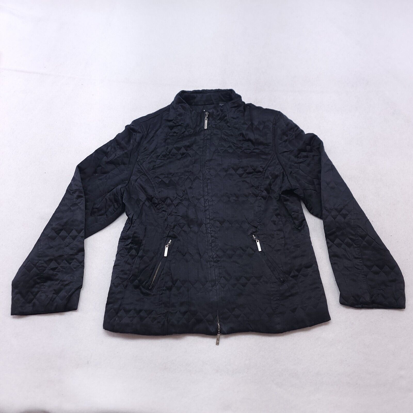 Other Context Long Sleeve Casual Jacket Womens Size Large L Black Size L / US 10 / IT 46 - 2 Thumbnail