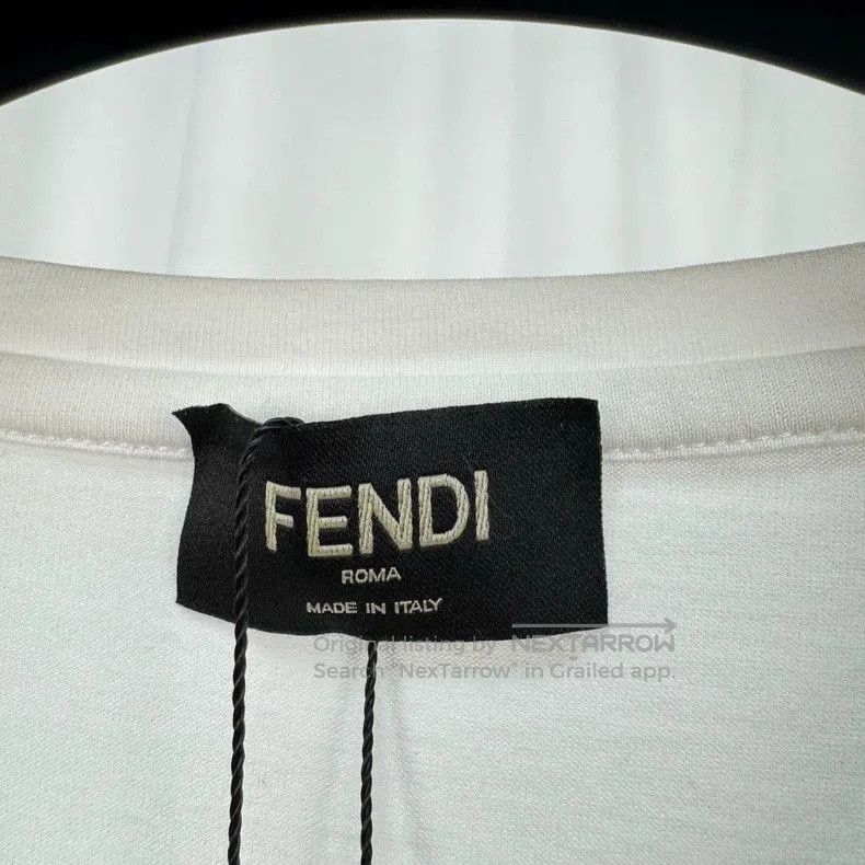 Fendi Fendi Printed Letter Short Sleeve T. Size US XL / EU 56 / 4 - 7 Thumbnail