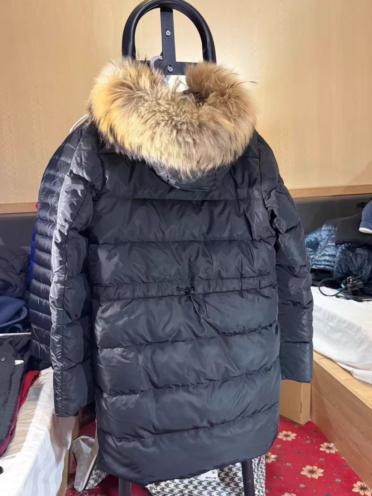 Moncler MONCLER Black Mid-Length Hooded Down Coat Size 1 Size S / US 4 / IT 40 - 2 Thumbnail